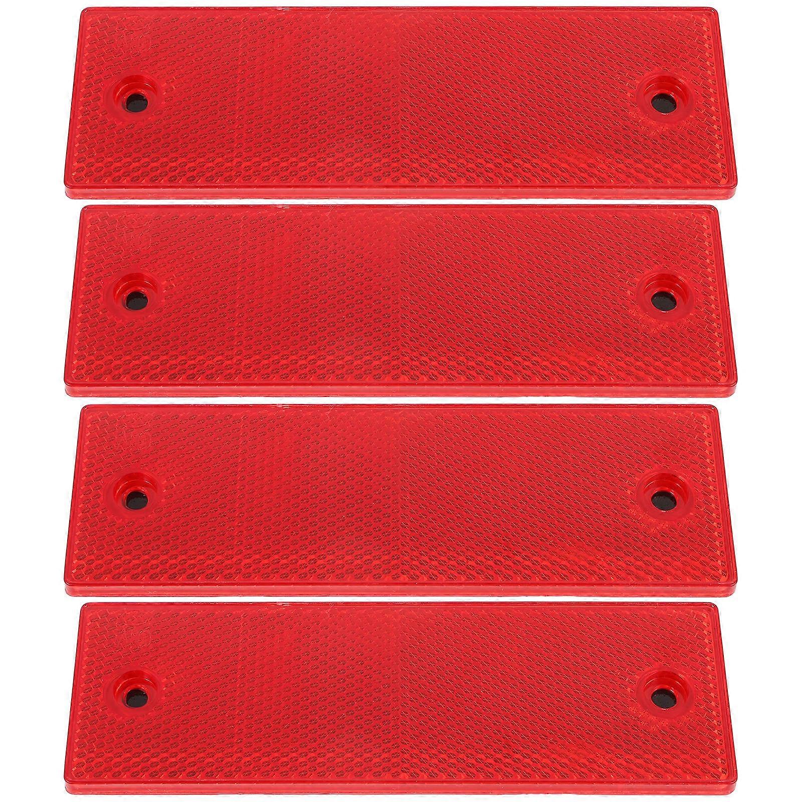 Reflective Warning Decals for Vehicles – Durable Reflector Stickers for Enhanced Safety and Visibility for Cars Trucks