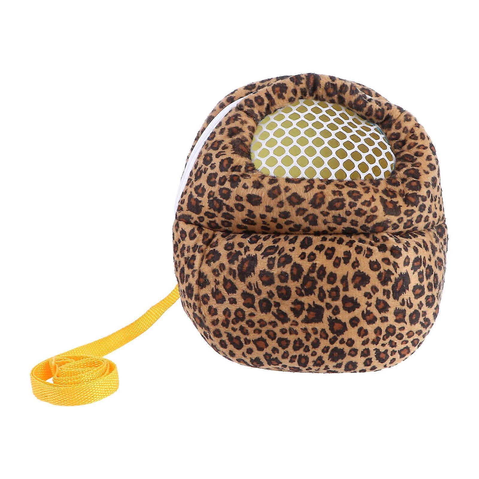 Pet Carrier Backpack Rectangular Fashionable Pet Transportation Velvet Material 1Pack