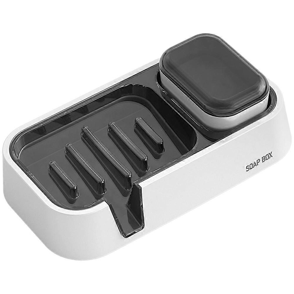 Wall Mounted Soap Box Bathroom Accessories Self-Draining 1 Set