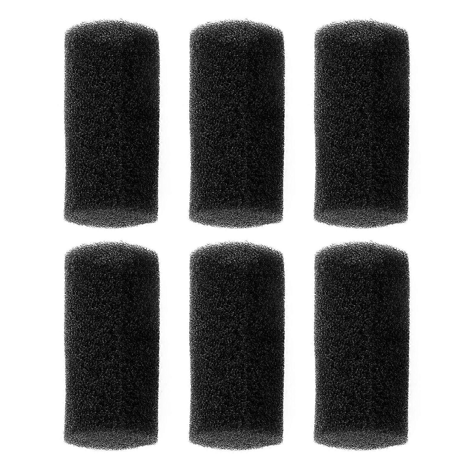 Replacement Pre-Filter Sponges For Aquariums Cylindrical Shape 6Pcs