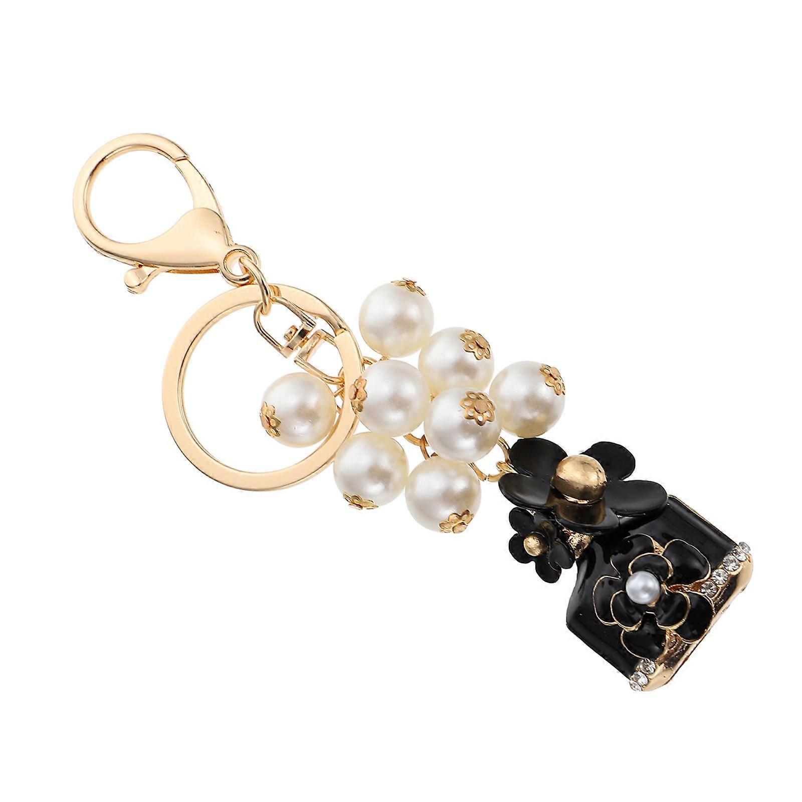 Bag Pendant Key Chain Elegant Style Aluminium Alloy For Women Daily Use And Gifting Purposes 1Pcs