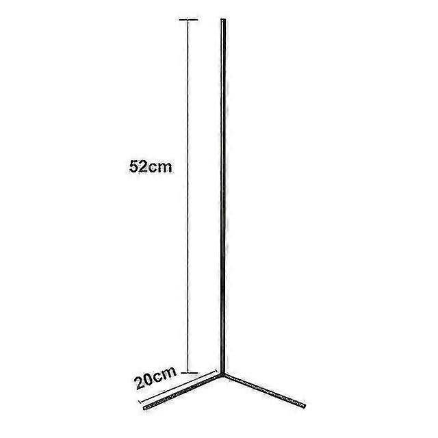 Rgb Corner Floor Light Wifi App Control Light avec télécommande Atmosphère Lumière (noir)