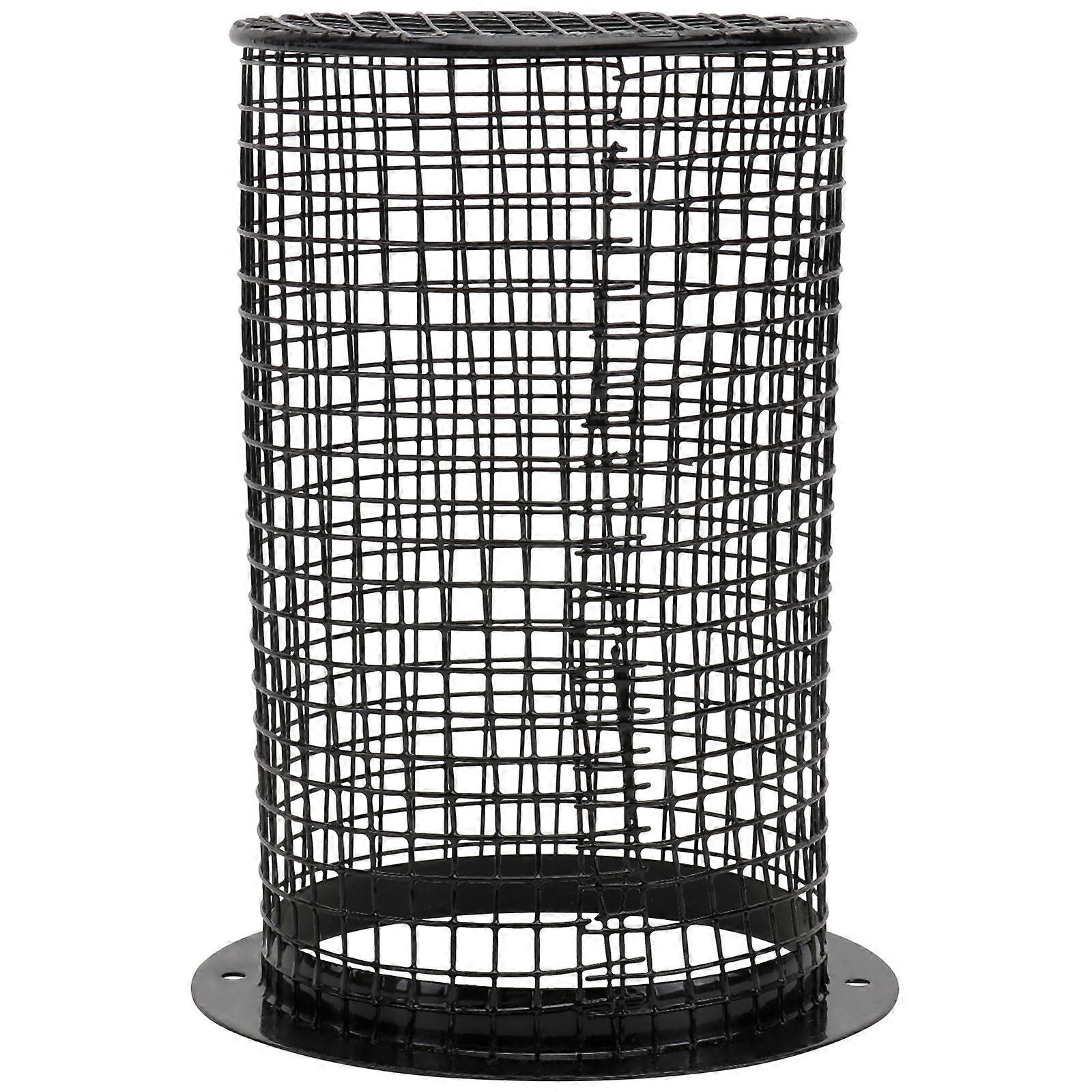 Durable Iron Pet Lamp Net for Terrarium Use Black Material 1Pc