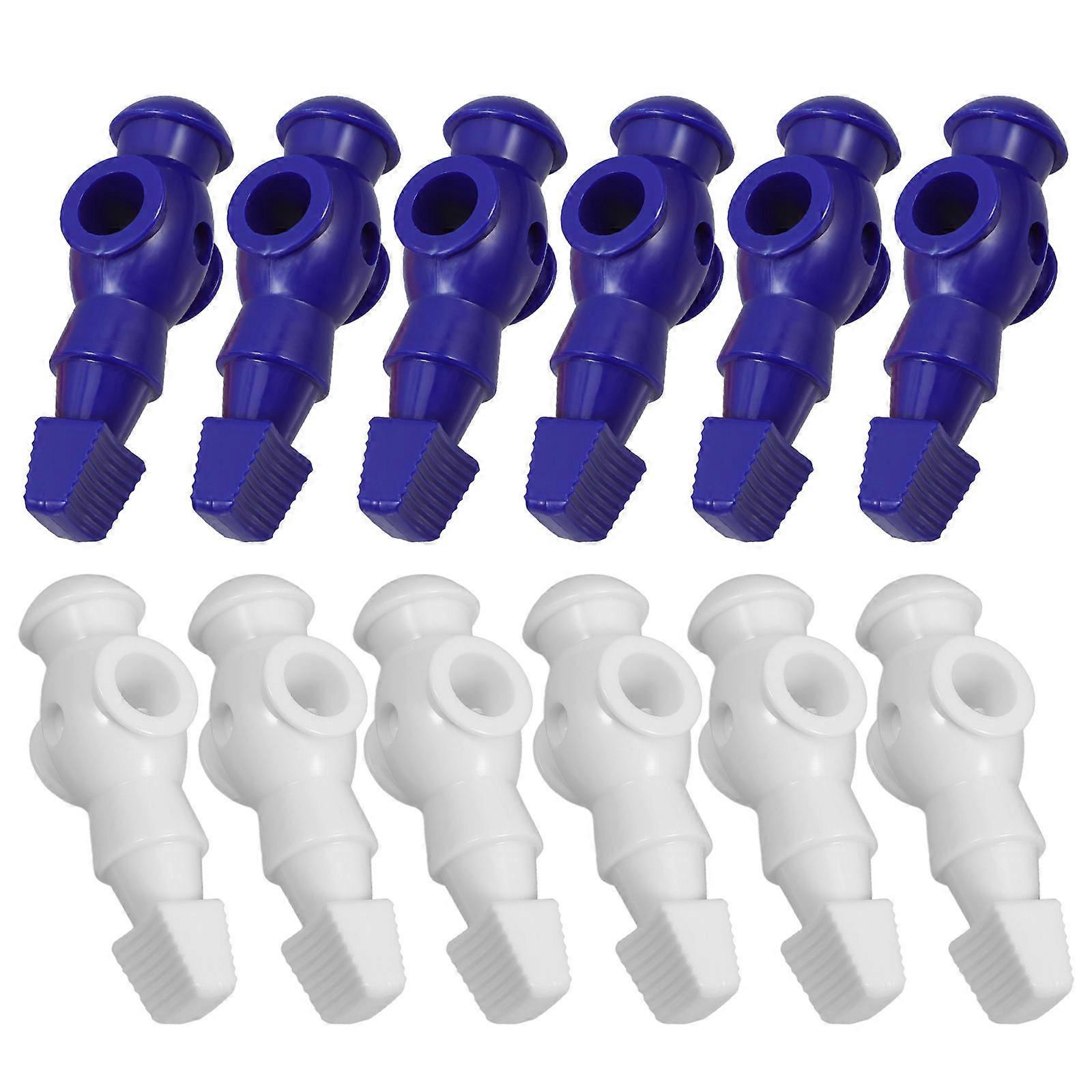 Soccer Table Toys 26Pcs Foosball Player Figures Assorted Color Plastic Replacement Parts For Casual Enthusiasts