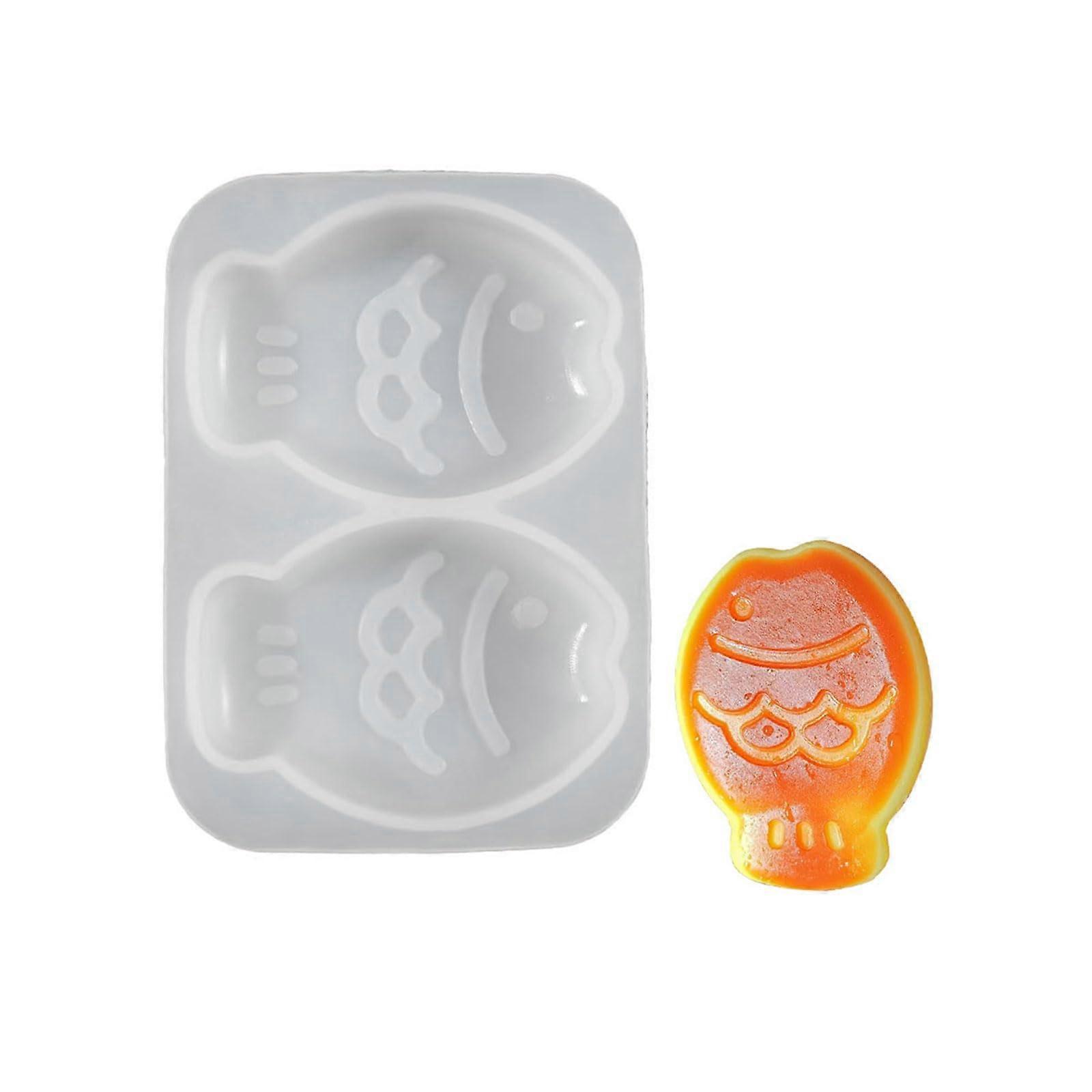 Fish Cake Baking Molds, Practical Silicone Fish-Shaped Cake Pans, Durable Non-Stick Baking Forms for Home Bakers A-3