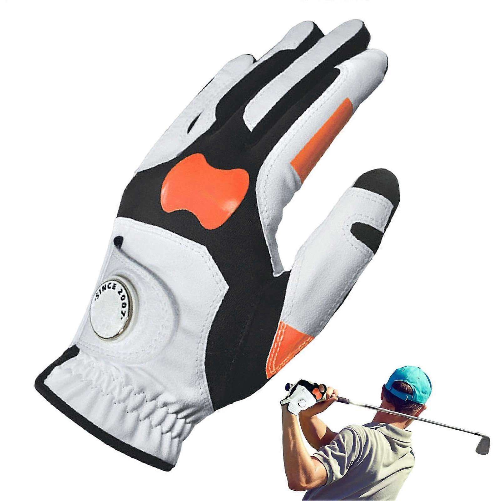 Golf Glove for Grip Training - Left Hand Training Aid with Non-Slip Design for Women's Golf Practice Size 18-19