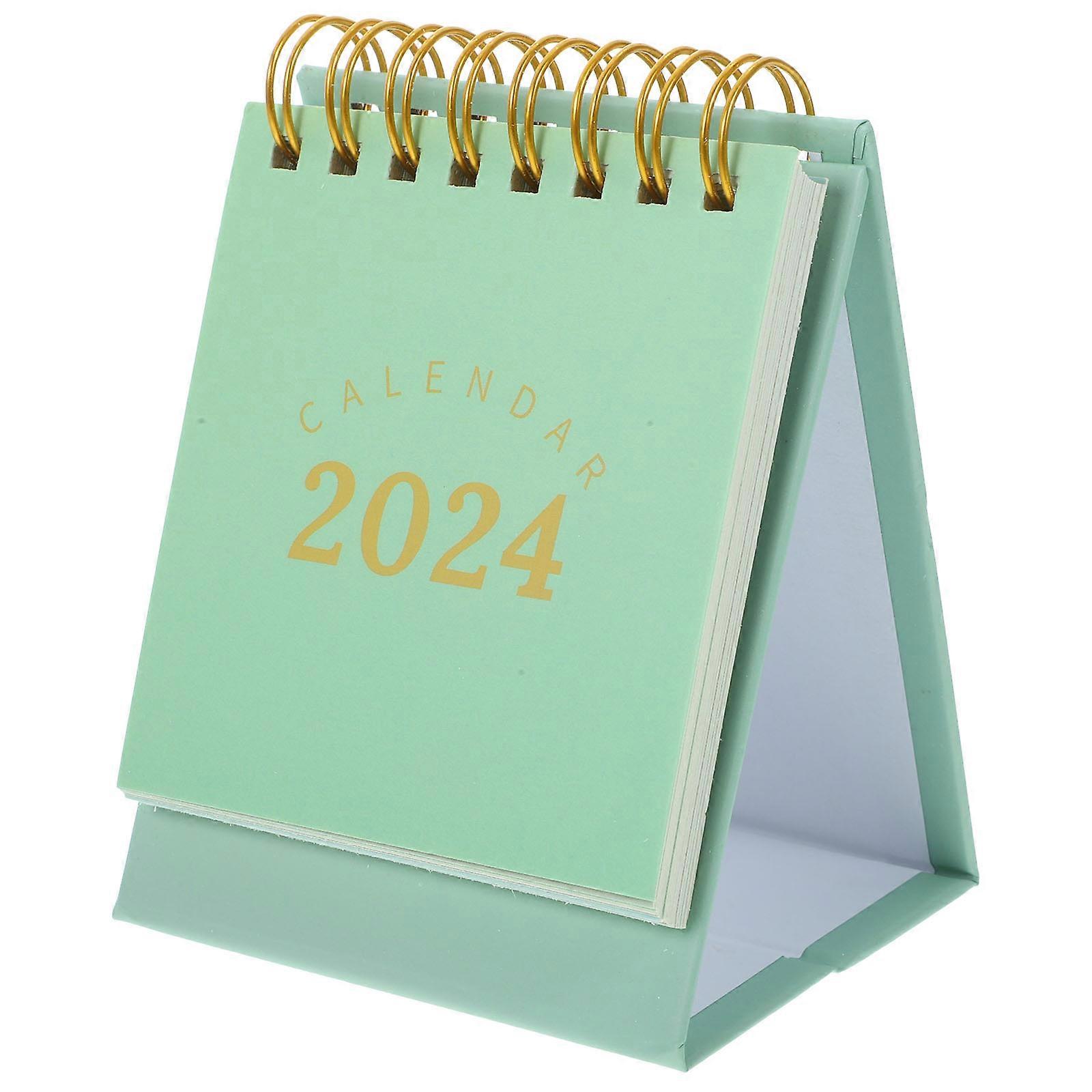 Desktop Calendars Small 2024 Calendar Office Table Calendar Rectangular Time Management 1Set