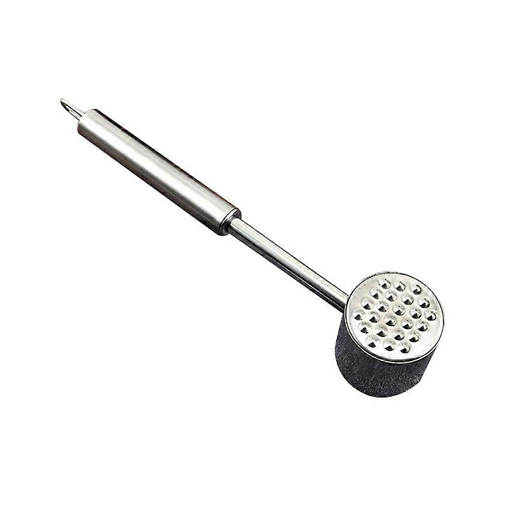 Fleischhammer Pounder Silber 27,3 x 5,2 x 5 cm Verbesserung des Fleischgeschmacks Kochen Zartmachen von Fleisch 1Pack