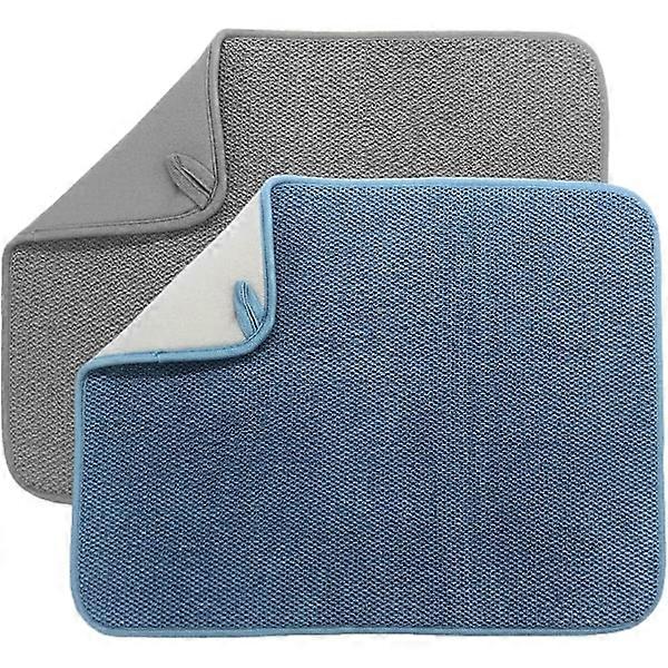 2-pack microfiber dishcloths - durable and absorbent kitchen accessories p