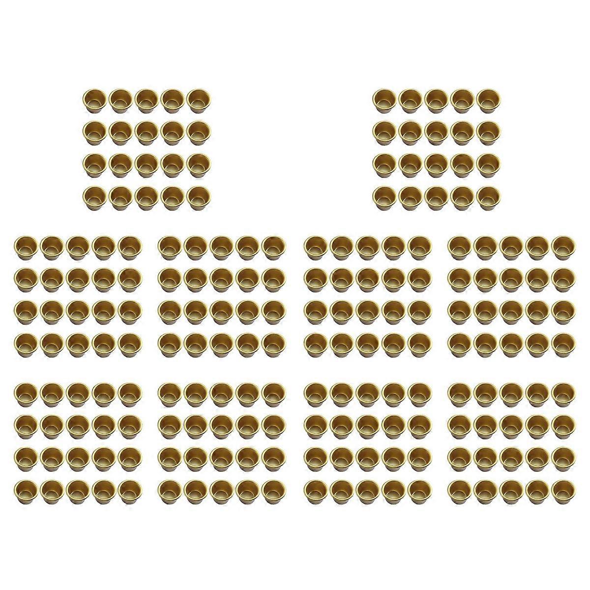 20 Pcs Metal Candle Insert Holder Set for Tree Candles Table