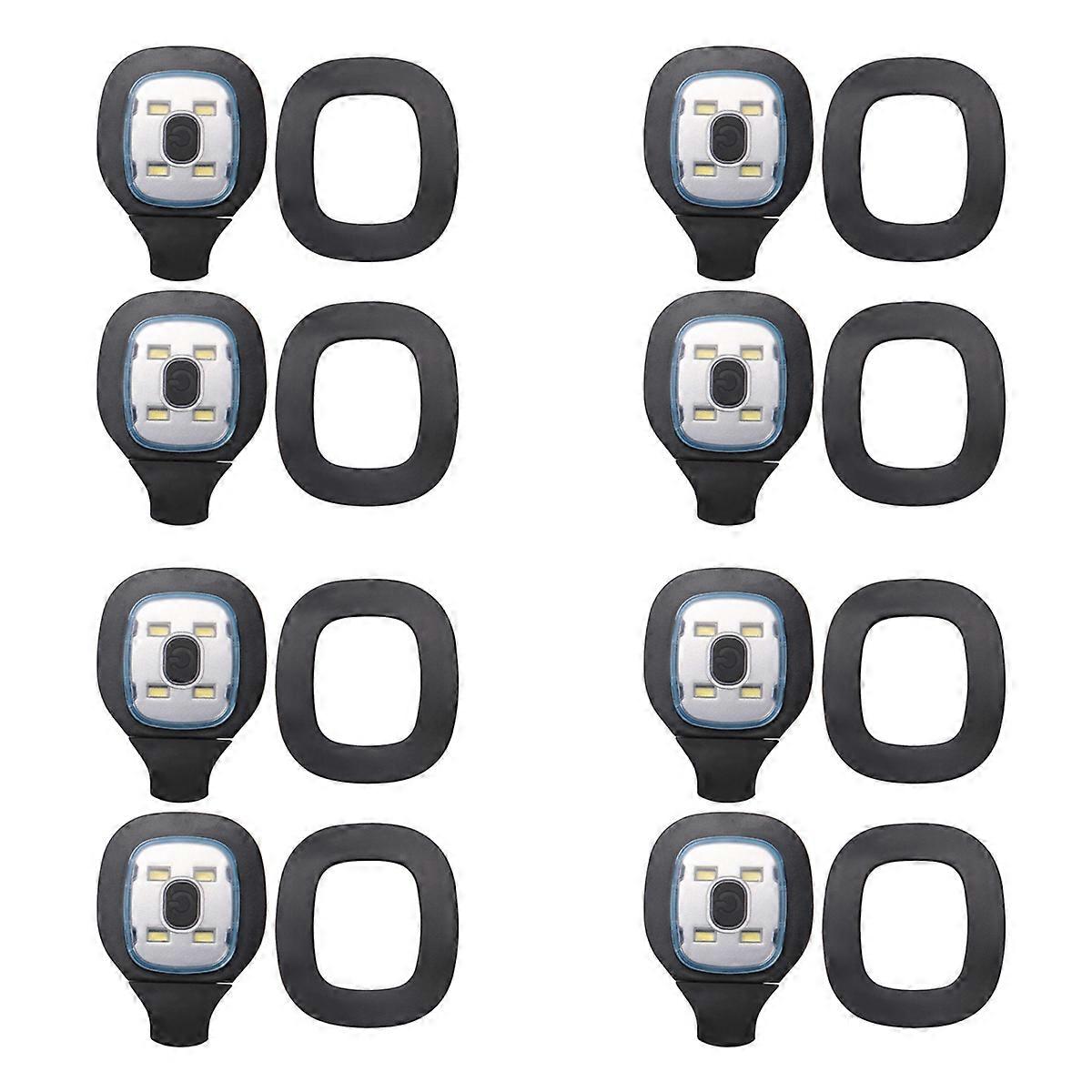 2Pcs USB Rechargeable Light for LED Beanie Hat, DIY Men and Women