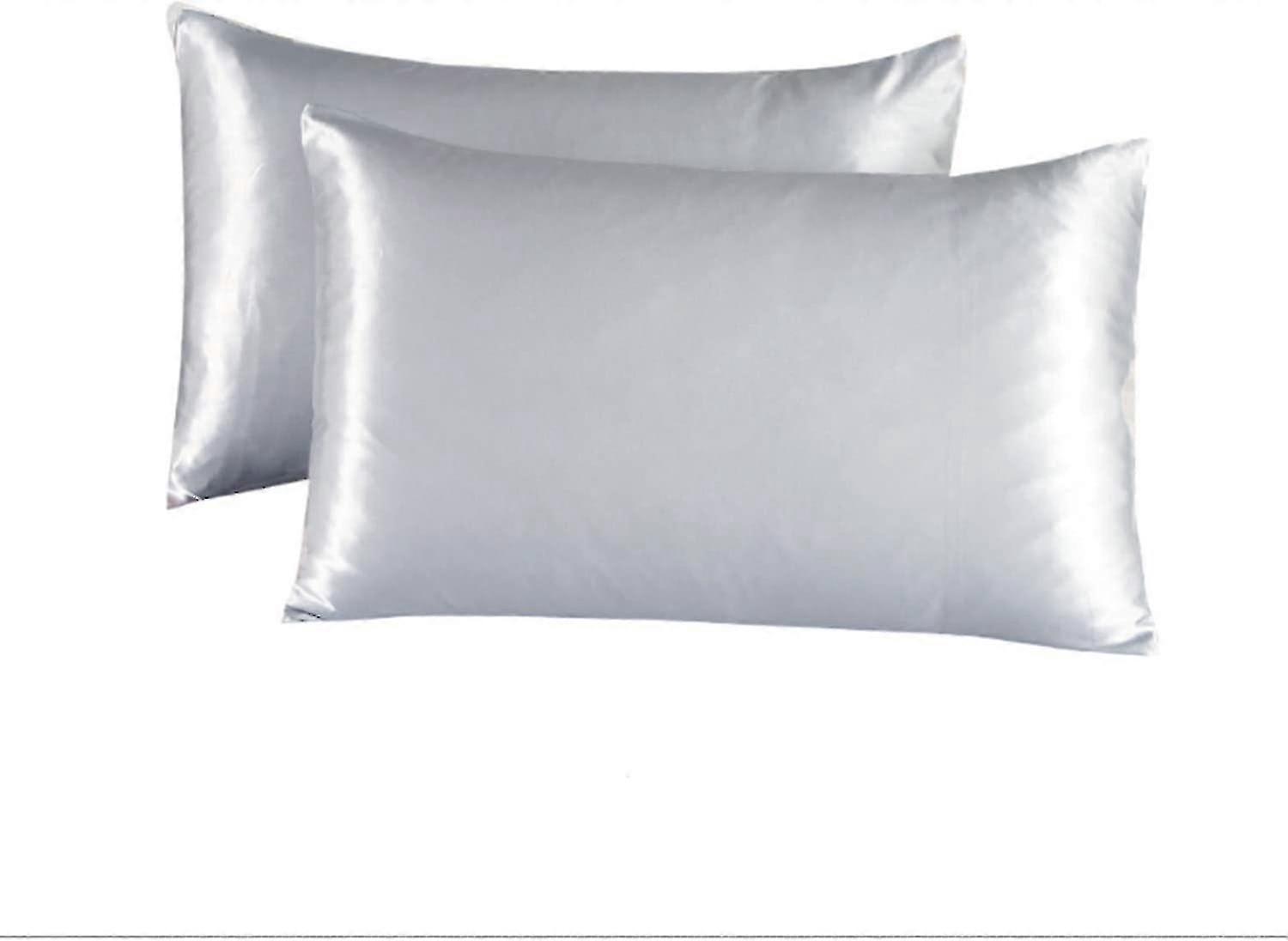 2-pack Satin Pillowcase, Microfiber Smooth Pillowcases, suitable for certain brands