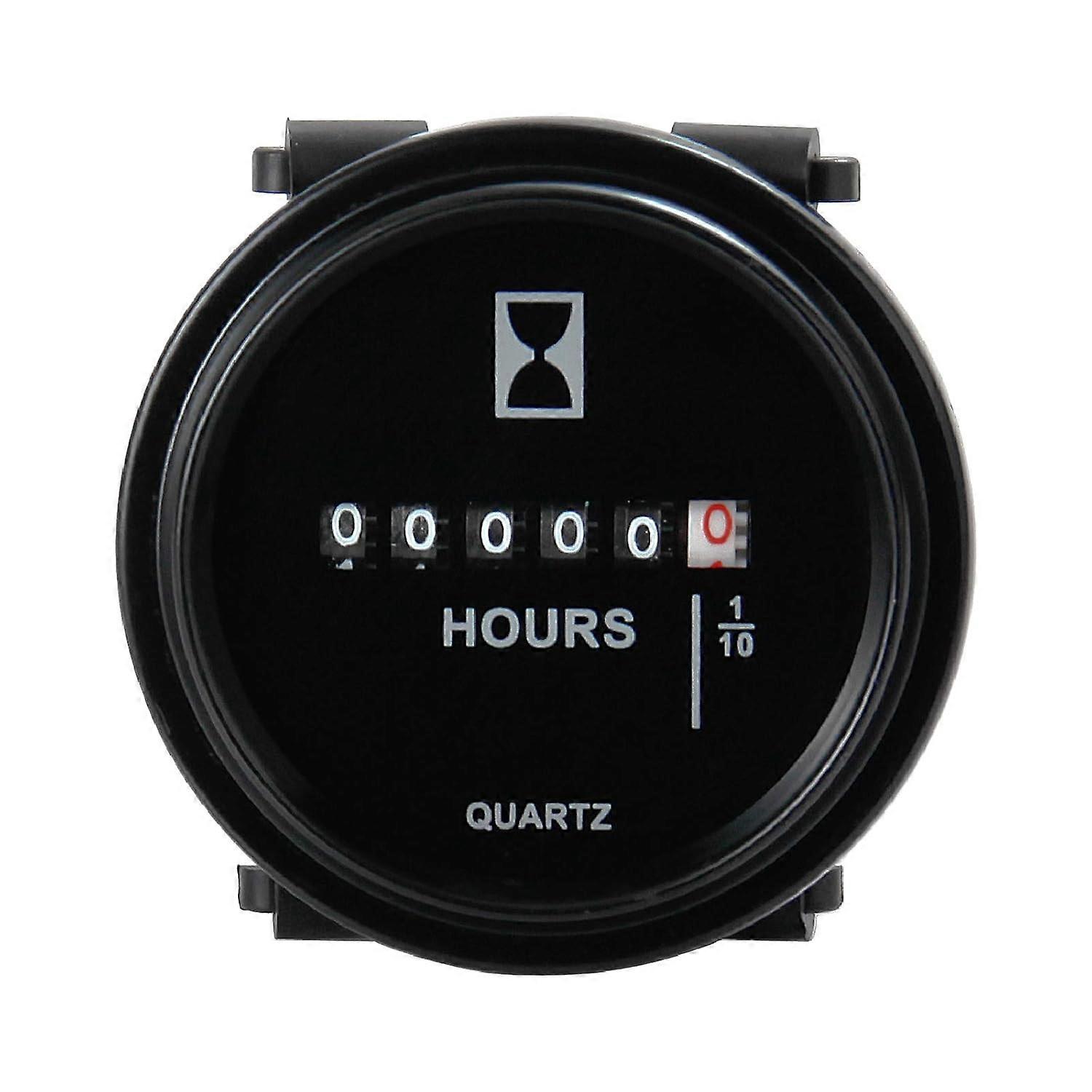 Hour Meter Professional Mechanical Engine Caliber Car Auto Timer Meter Gauge (AAA)
