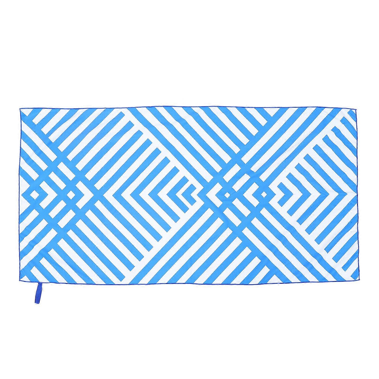 Quick Dry Lightweight Beach Towel with Tie Dye Pattern, Multi Use Travel Towel for Camping, Swimming, and Family Vacations, Portable and Skin Friendly