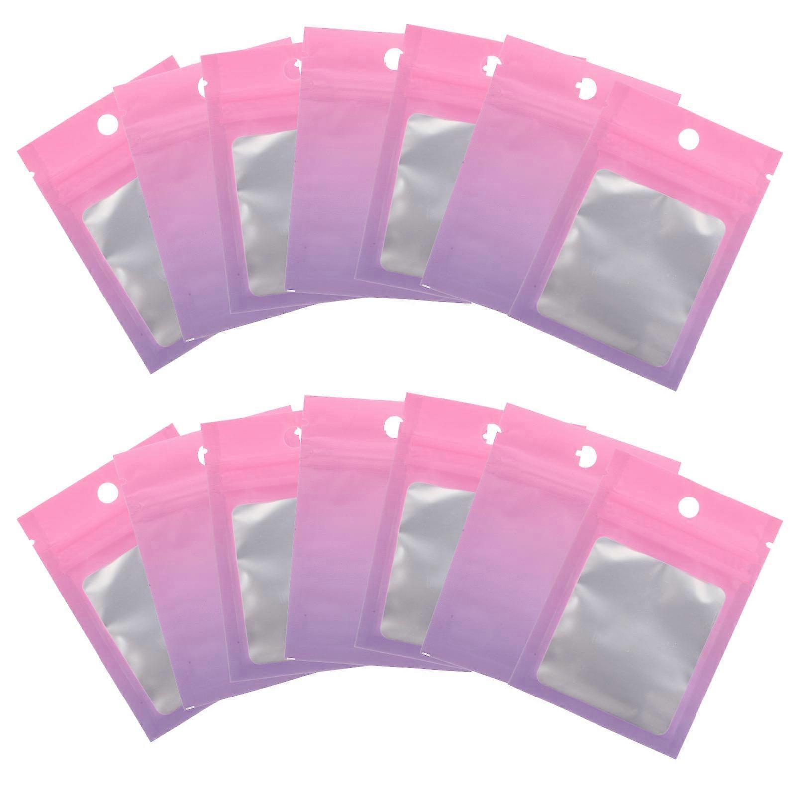 Small Storage Pouch Multi Function Jewelry Bag Travel Storage Pouches Rectangular Shape Lamination 3.9X2.8X0.1in Sealing 100Pcs