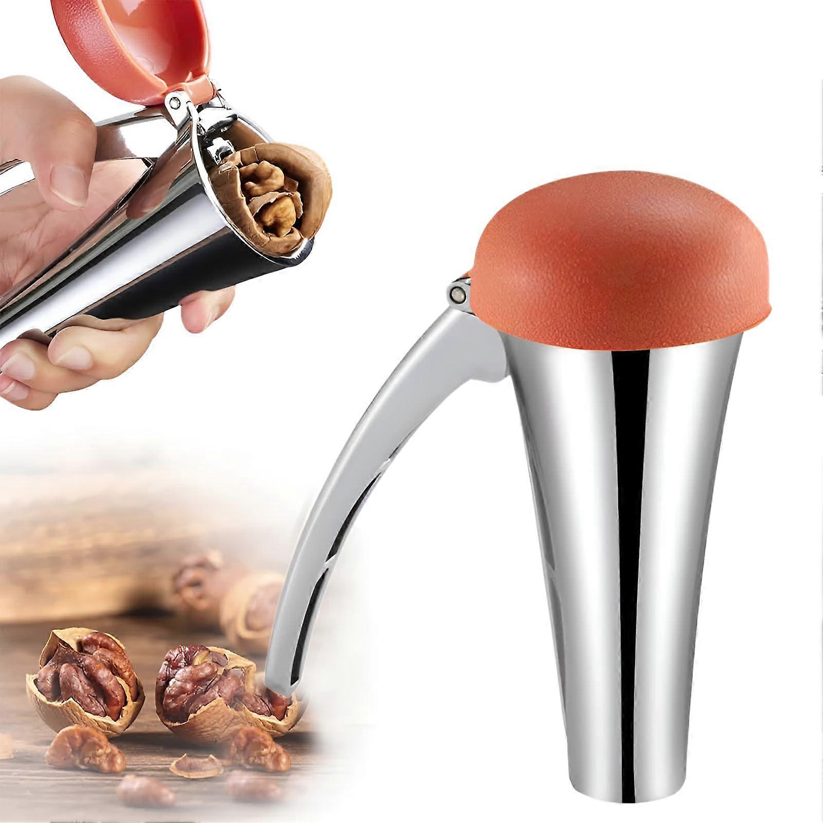 Nutcracker, Aluminium Alloy, Walnuts, NonSlip, Suitable for Walnuts, Almonds, Hazelnuts