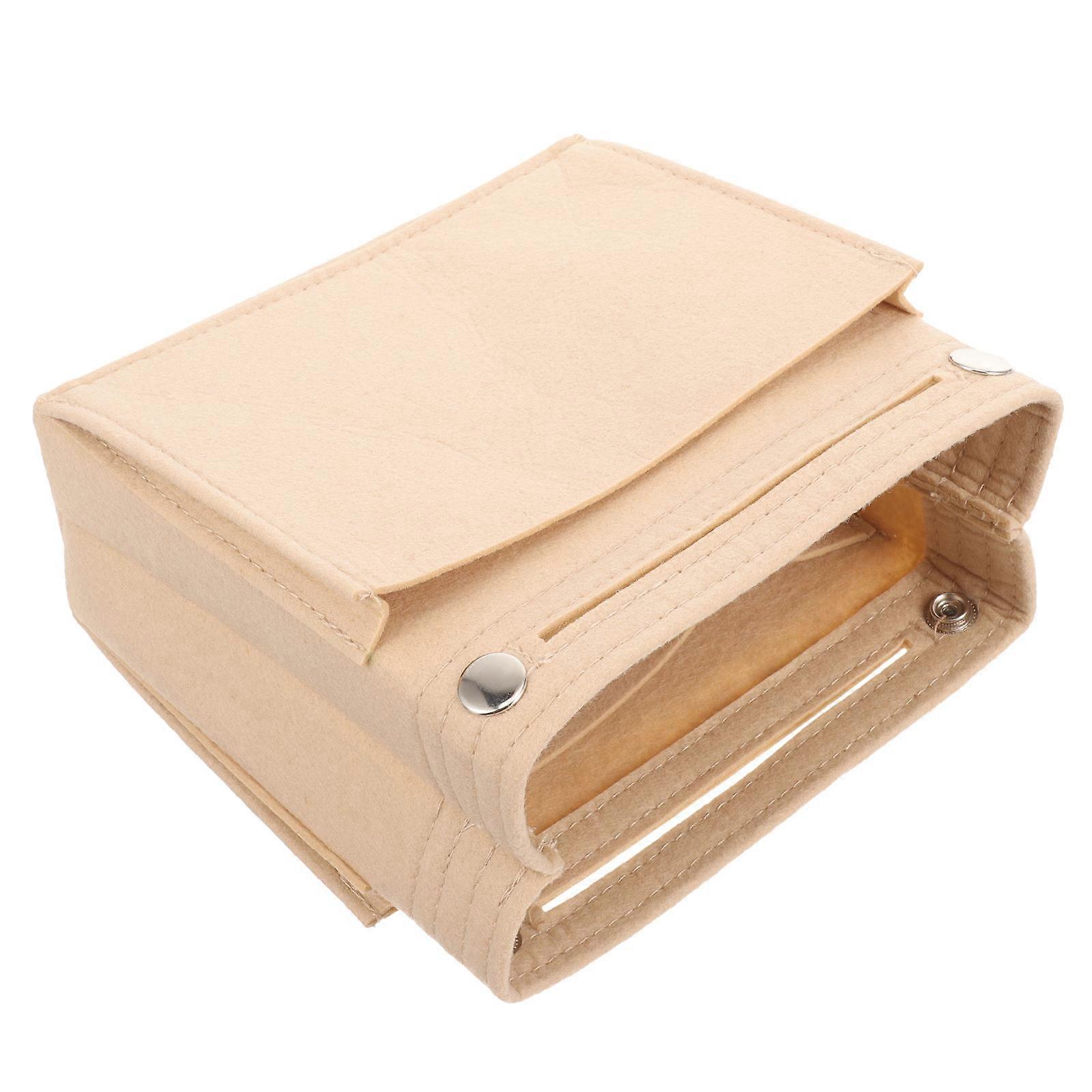 Purse Organizer Insert Small Handbag Purse Insert Hand Bag Insert Organizer Purse Felt Insert Rectangular Liner Design 1Pcs