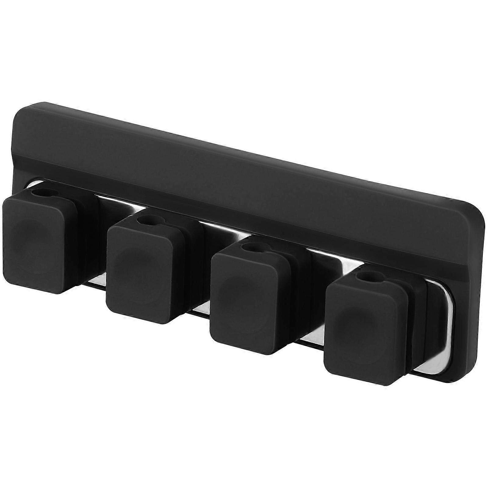 Cable Organizer Magnetic Cord Management Clips Rectangular Black Silicone Magnet Attachment 1Set