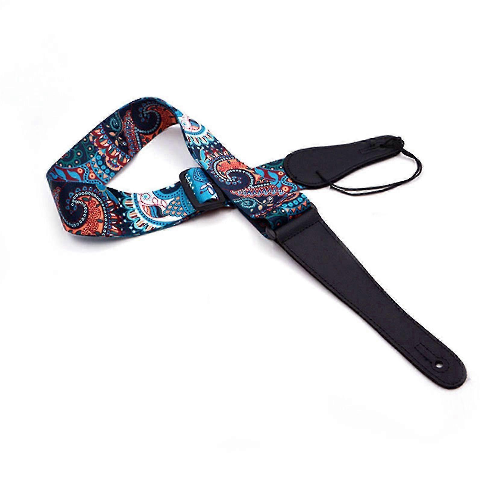 Adjustable Polyester Guitar Strap for Bass Electric & Acoustic Instruments