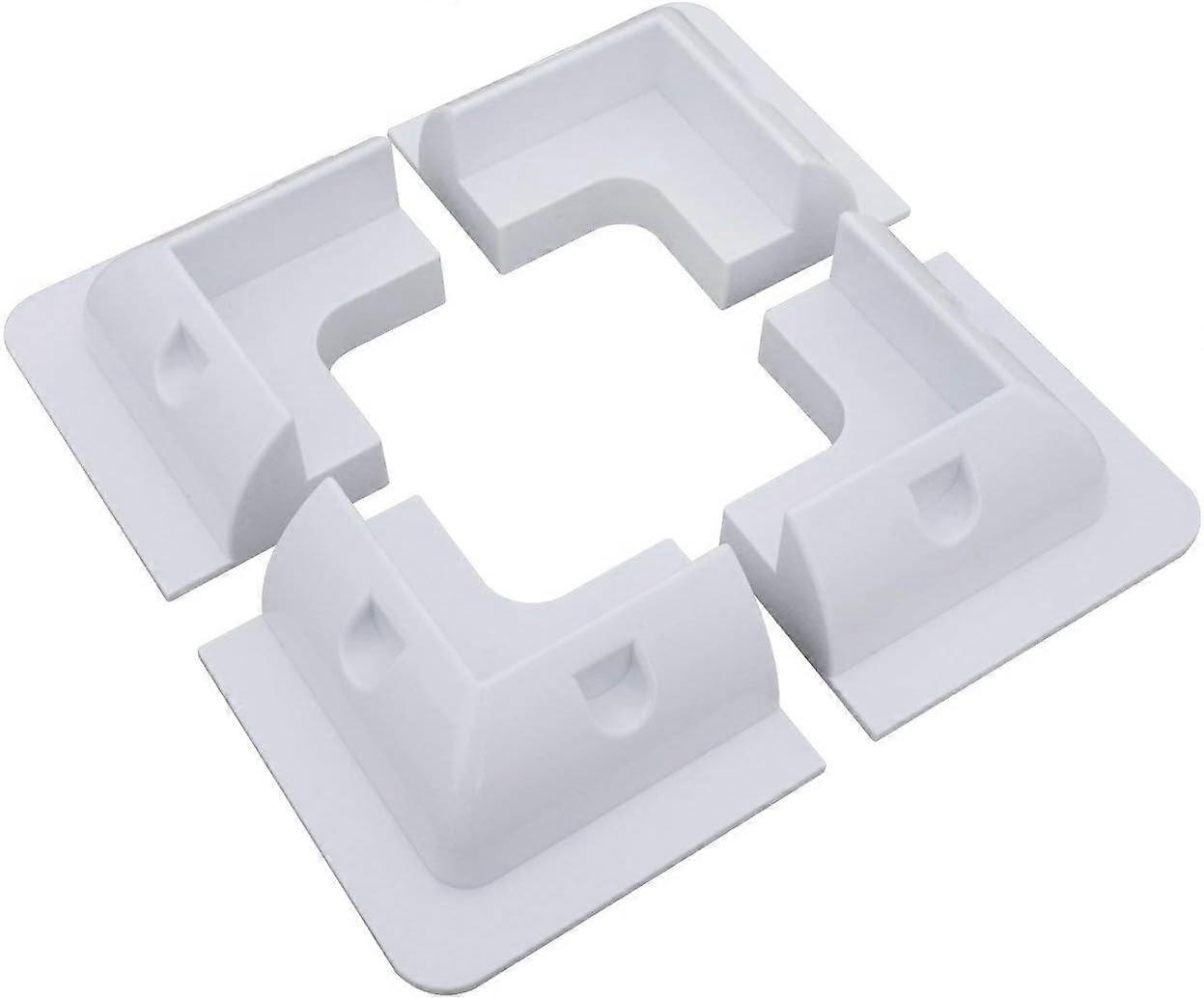 4-corner solar panel support, no drilling, solar panel support and fixing - White Lefou