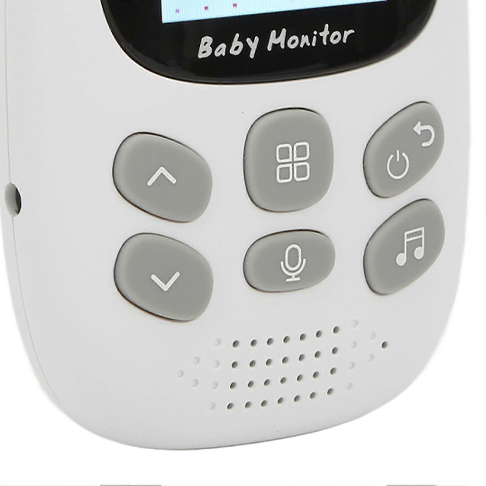 2in Baby Monitor with Camera LCD Screen Wireless 2 Way o Long Range Temperature Monitoring AC100‑240V AU Plug