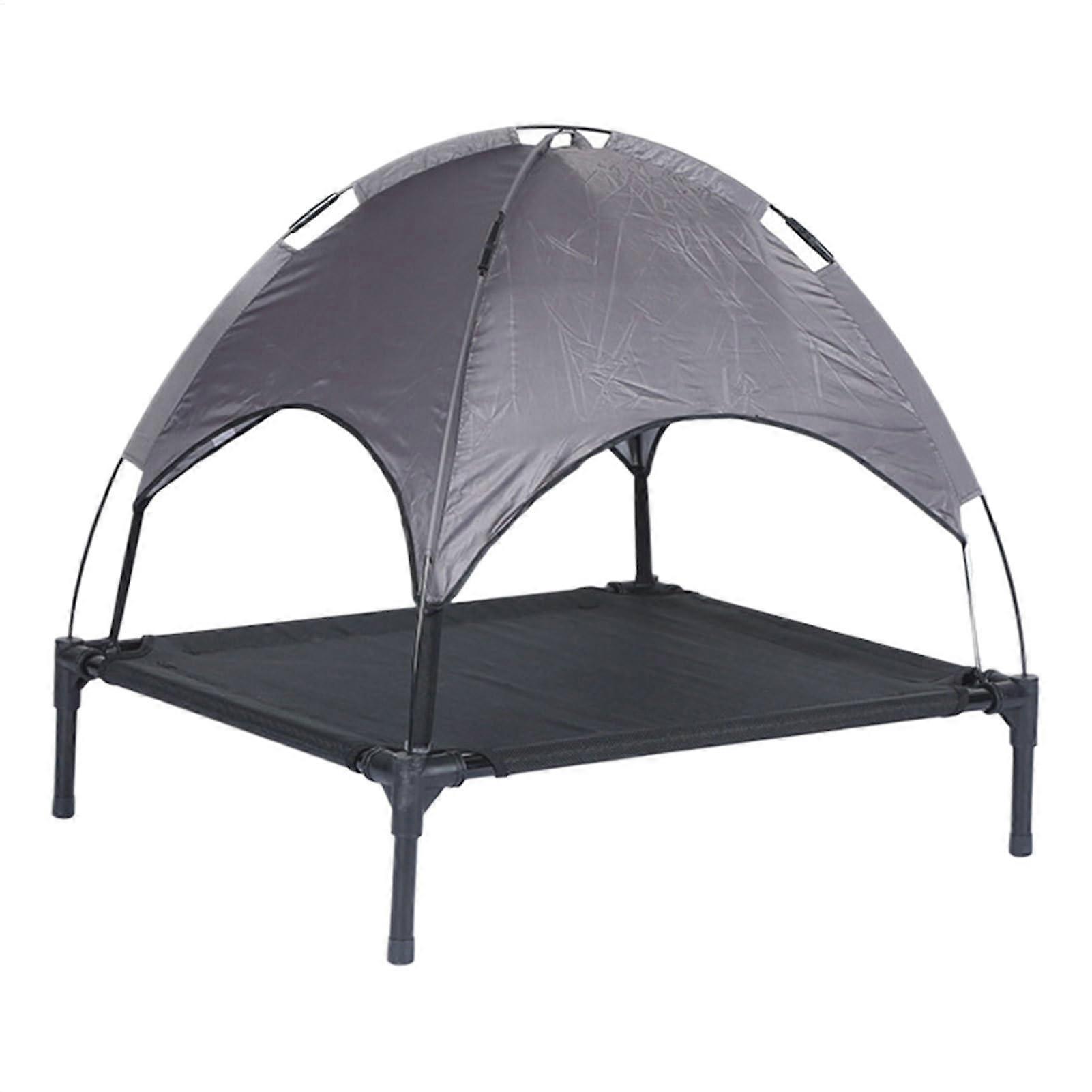 Dog Tent Bed With Bed Function Breathable Foldable High Load Capacity Insulated Sun Shade For Small To Large Dogs