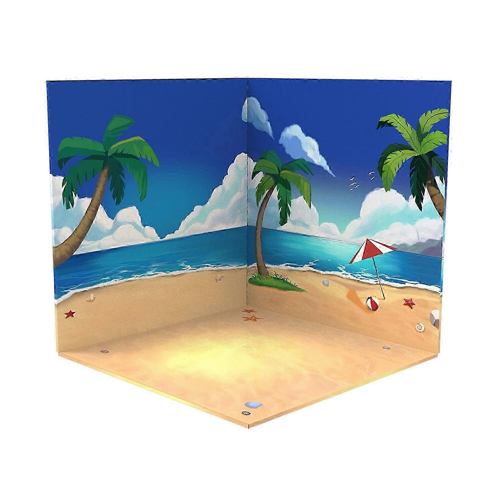 Foldable Display Board Backdrop Layout Display Stand For Anime Figurine Storage Stable Support System for Action Figure