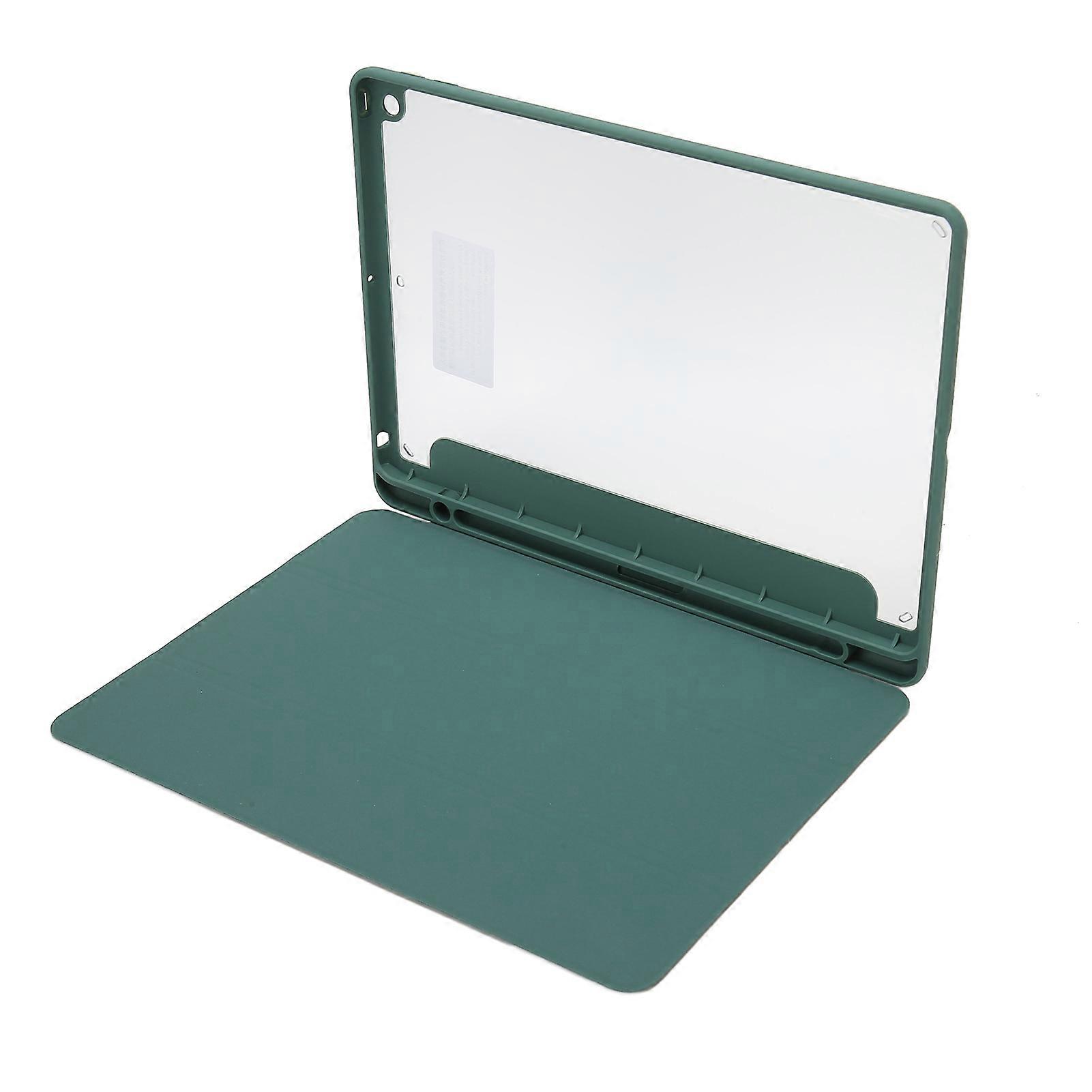 10,2 polegadas Tablet Case para IOS Tablet com Pen Slot Full Coverage Precisa Cutout Tablet Cover Verde