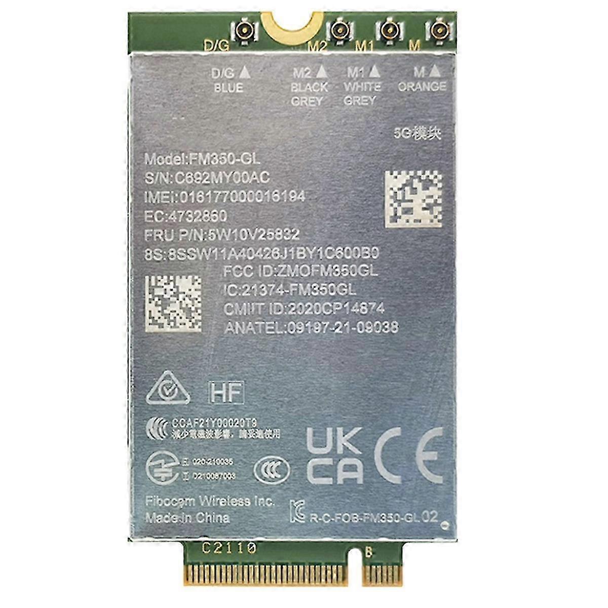 Fm350- Sub-6 Ghz 5g/4g/3g Module For T14s P1 X13