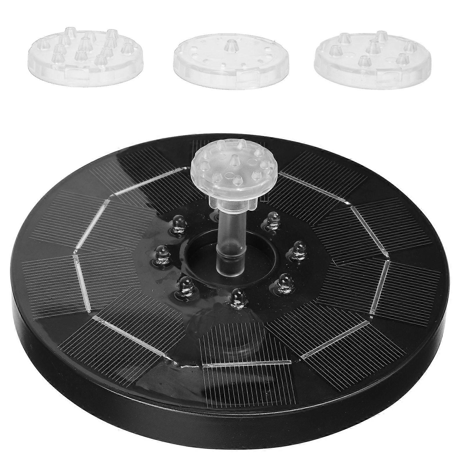 Solar Powered Floating Fountain with LED Lights for Outdoor Garden Decoration – Durable, Energy Saving, and Easy to Clean Water Feature for Exterior
