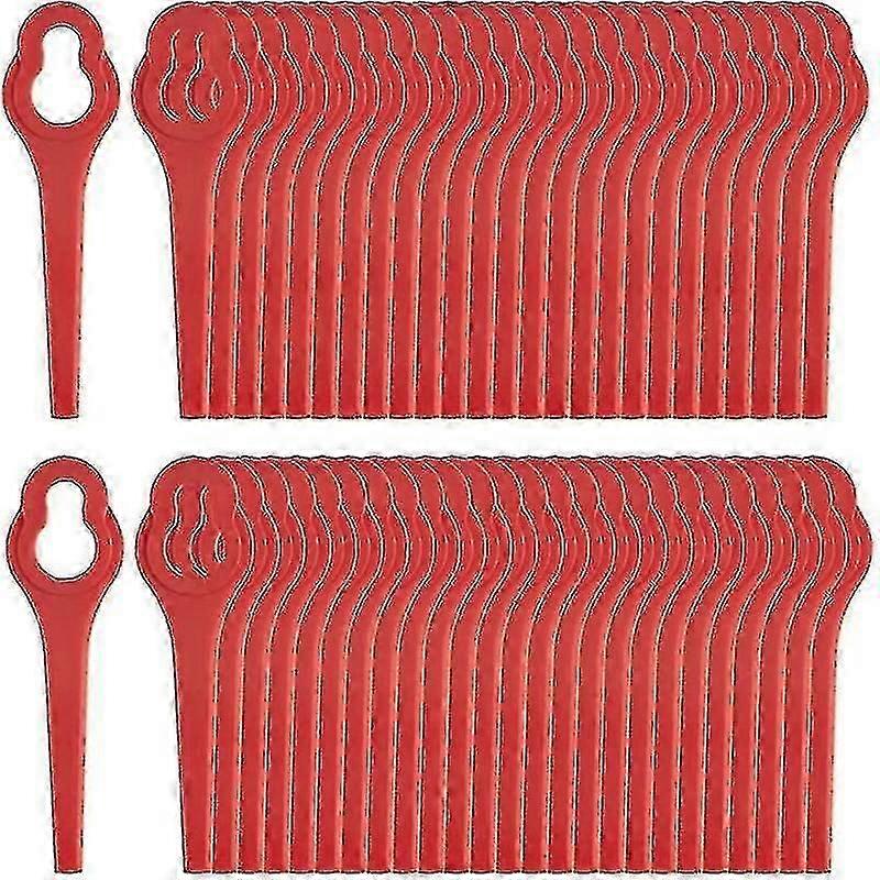 50Pcs Blades Compatible For Ferrex Aldi Far 20-i Edger, Replacement Blades For Ferrex Cordless Edger Fk