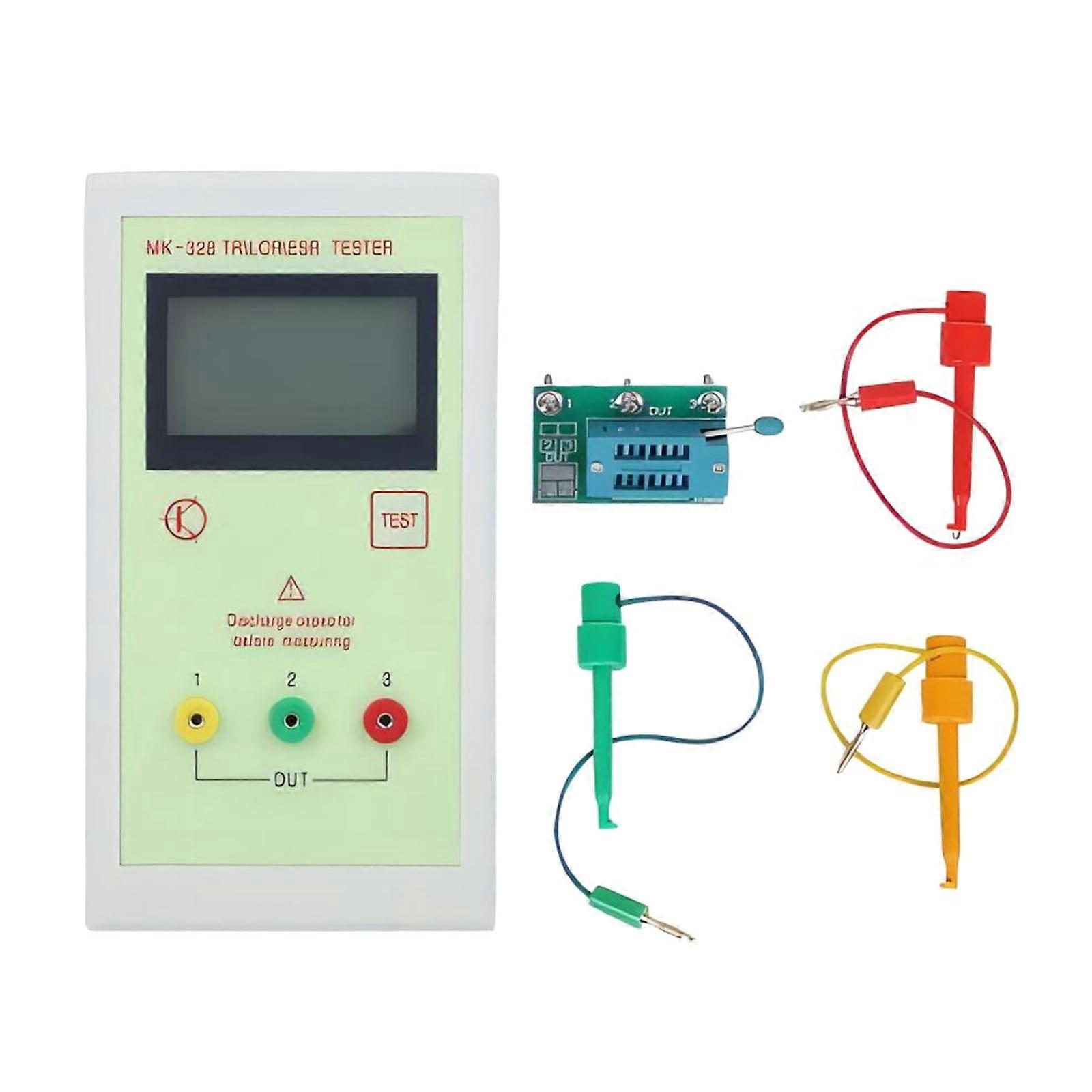 Transistor Tester LCR Meter, Auto Detect, Handheld, Measures Transistors, Inductance, Capacitance, Resistance