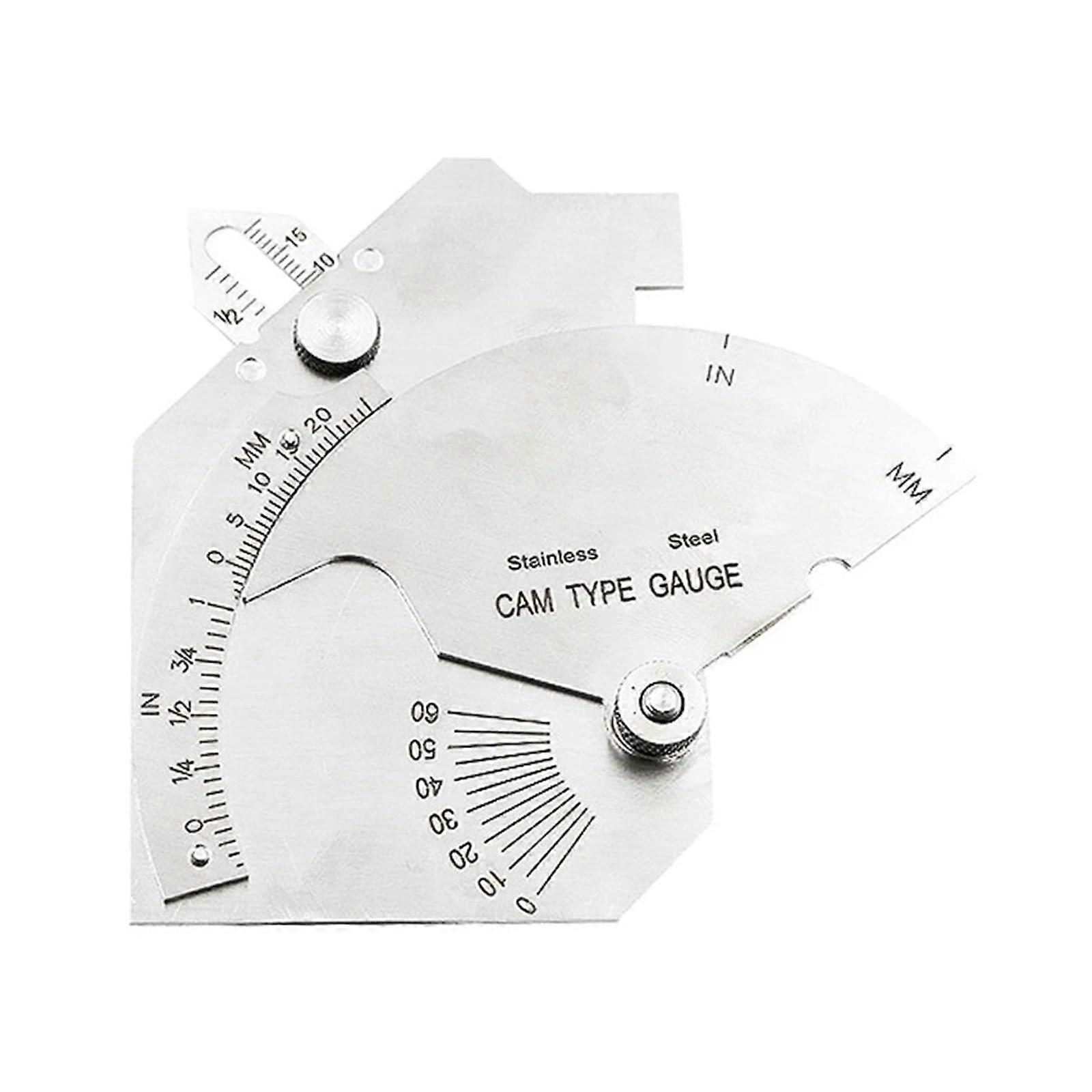 Endmaß-Set Stainless Steel Welding Gauge For Weld Surface Check Tool, Metric And Imperial Units, Router And Table Saw