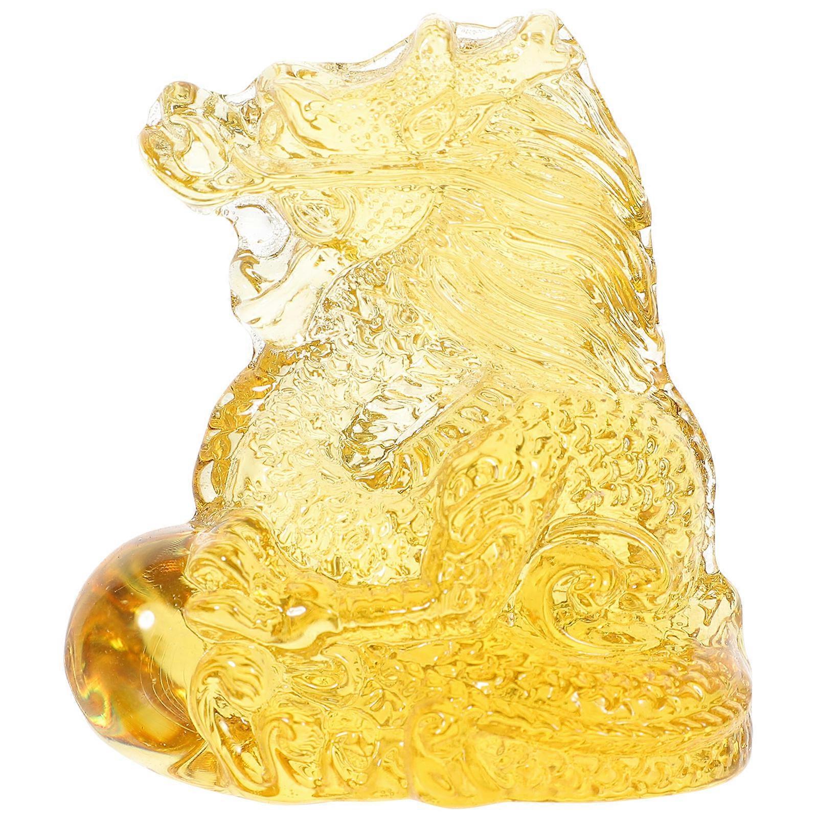 Adorable Dragon Figurine for Desk Decor with Flat Bottom Design 3 5 Inches