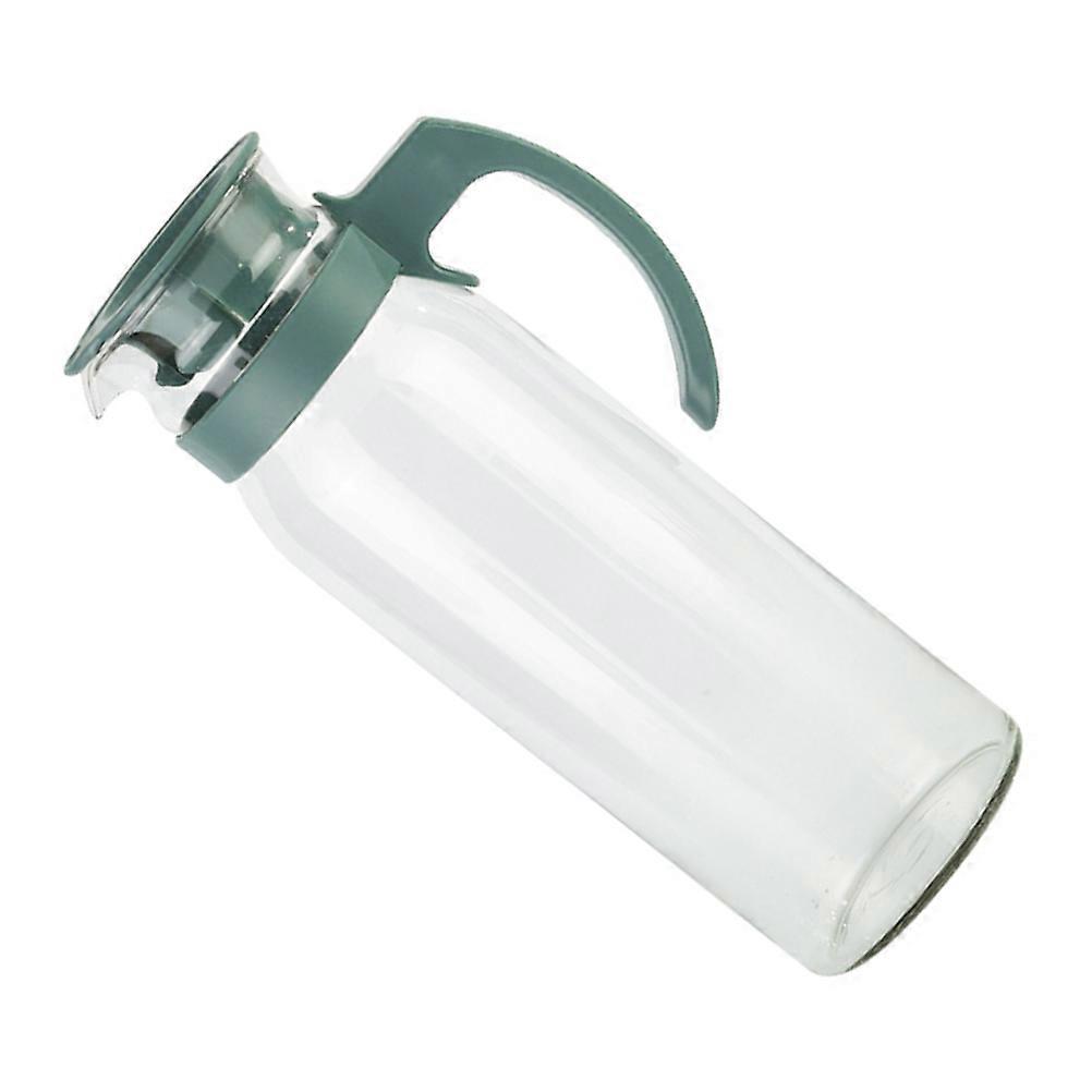 Elegant Large Glass Water Jug for Drinks and Juices – High Temperature Resistant Beverage Container for Fridge and Guest Use