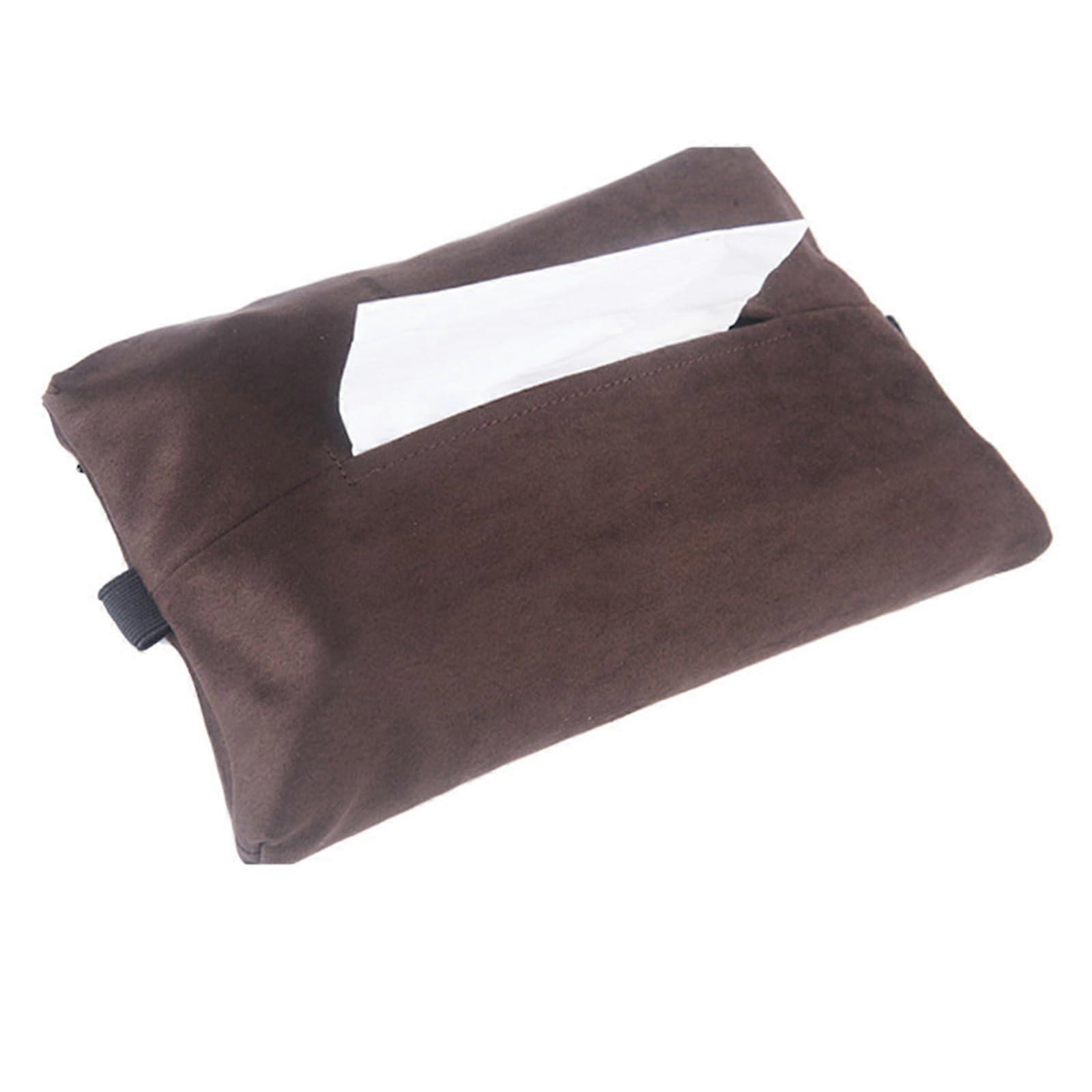 Car Tissue Holder for SUV, Improved Hanging Tissue Holder, Soft Fabric, Easy to Use, Car Napkin Holder