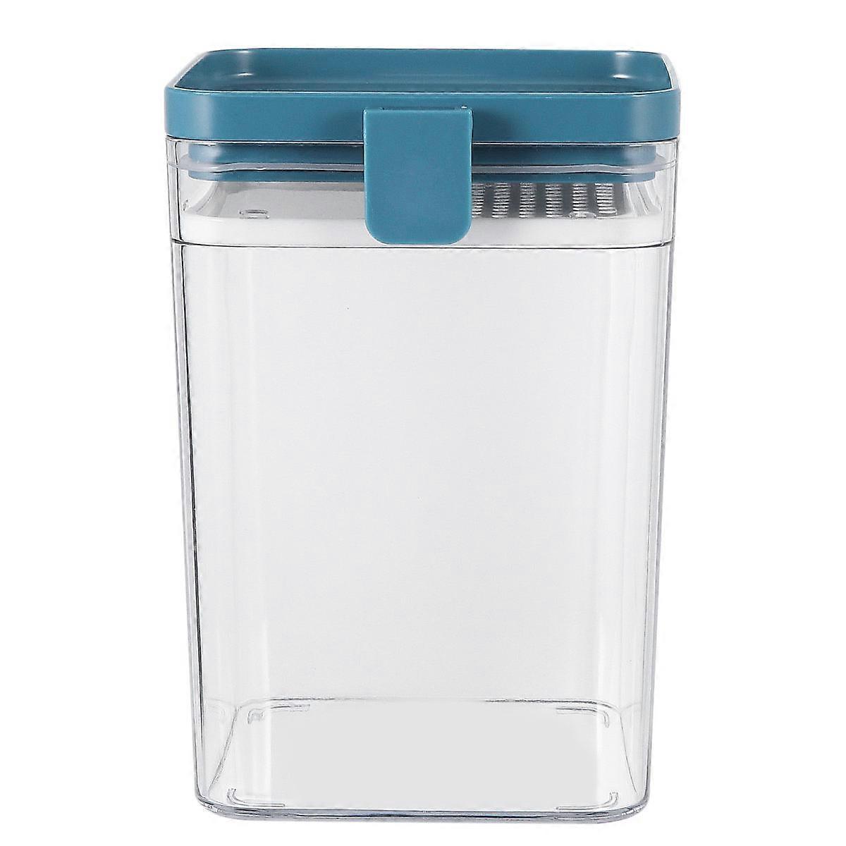 Food Jars With Lids Sealed Can Kitchen Use Blue 1000ml Airtight Storage Jar 1Pack