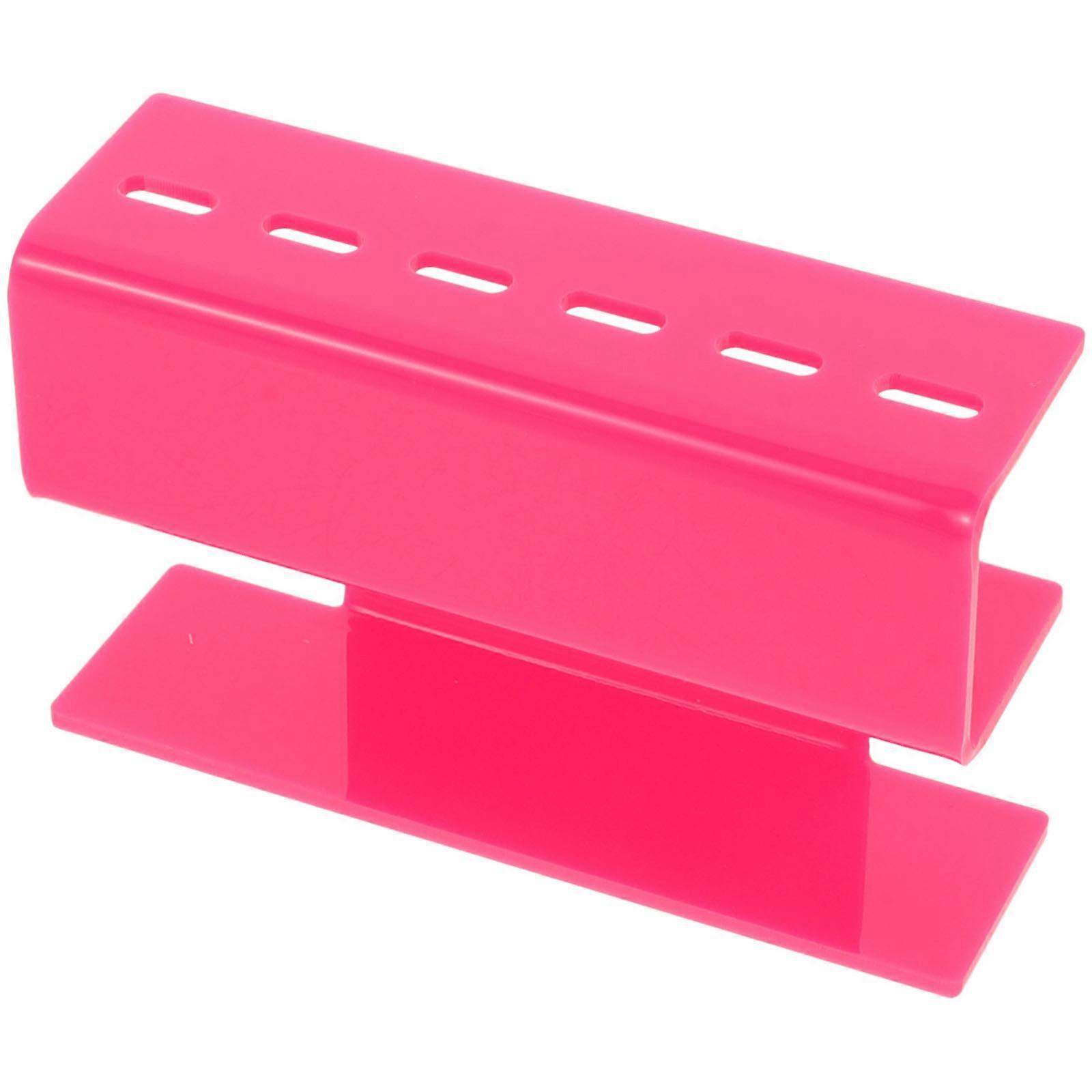 Tweezer Stand Eyelash Extension Tool Organizer Acrylic Material Rectangular For Desktop Use By Women 1Pcs