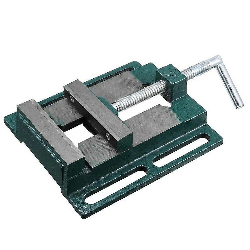 Durable Cast Iron Drill Press Vise for Woodworking Hold and Easy Adjustments 4 Inch