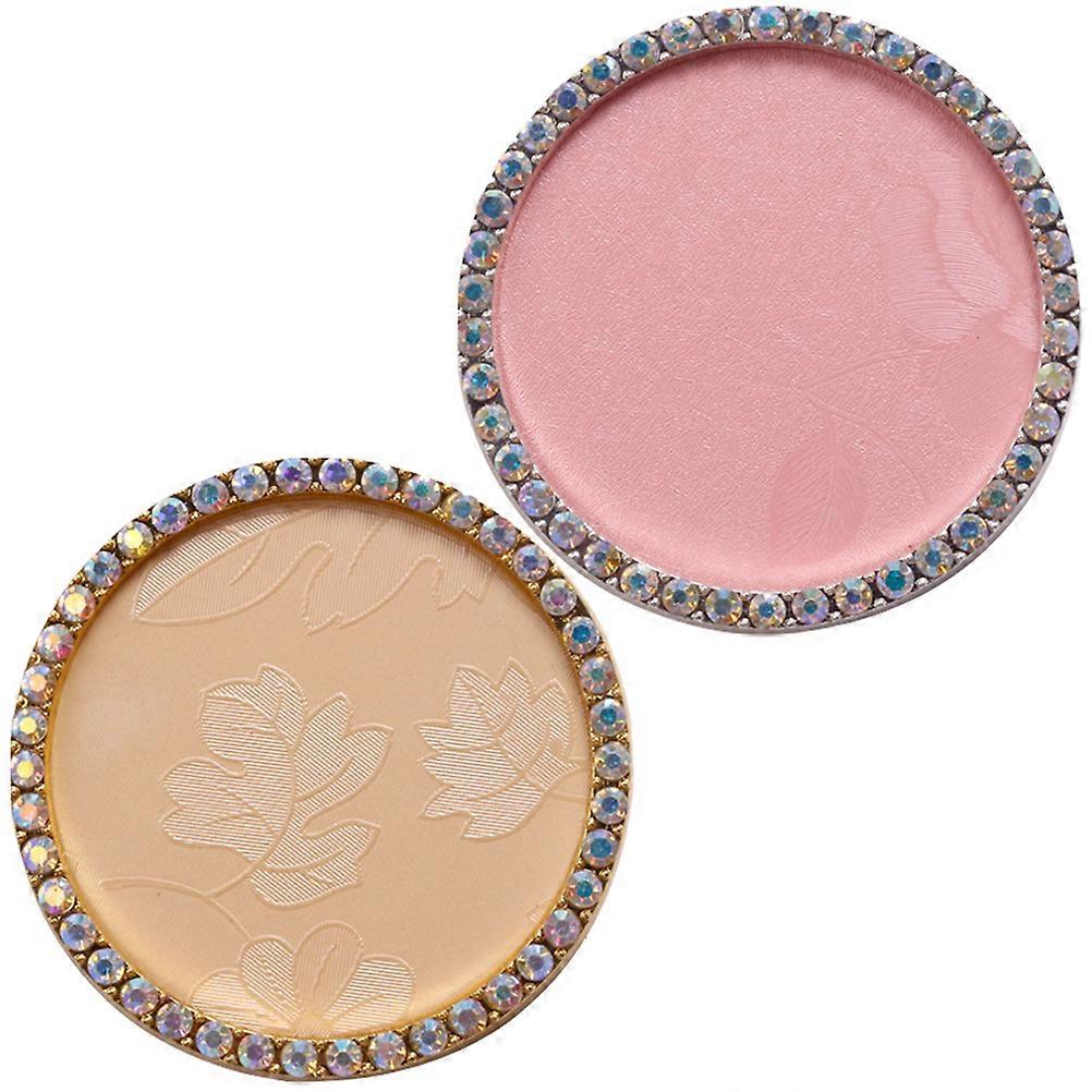 Nail Display Pallet Tray with Rhinestones Holder for Home Salon Easy Clean Reusable Organiser for Nail Colors Lipstick Eye Shadows