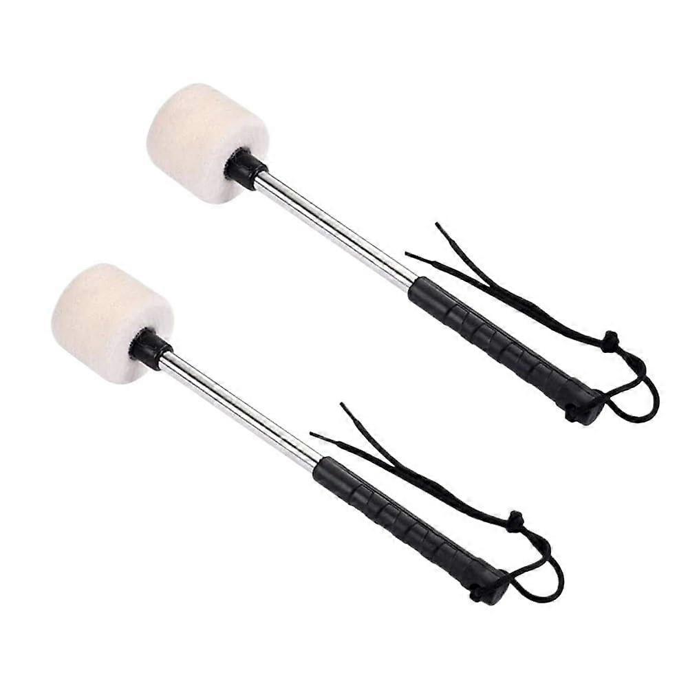 Multifunctional Drumsticks 1/2 Pair for Drummers of All Levels, Beige Percussion Accessories to Enhance Practice Efficiency