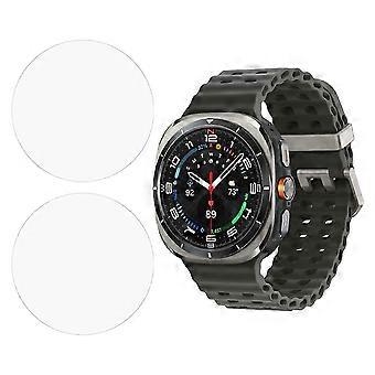 2 Stück für Samsung Galaxy Watch8 Classic 47mm Displayschutzfolie gehärtetes Glas 2,5D HD Uhr Bildschirm Fil SZRH A-H