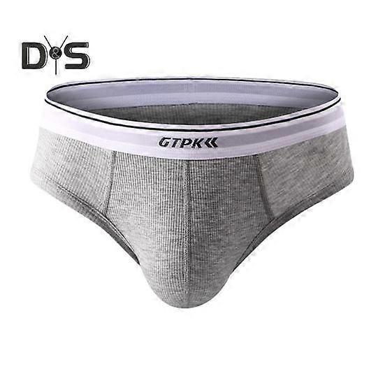 Men Briefs Wide Waistband Mid-rise Modal Panties Breathable 3D Cutting Quick-Drying Seamless Design Underwear