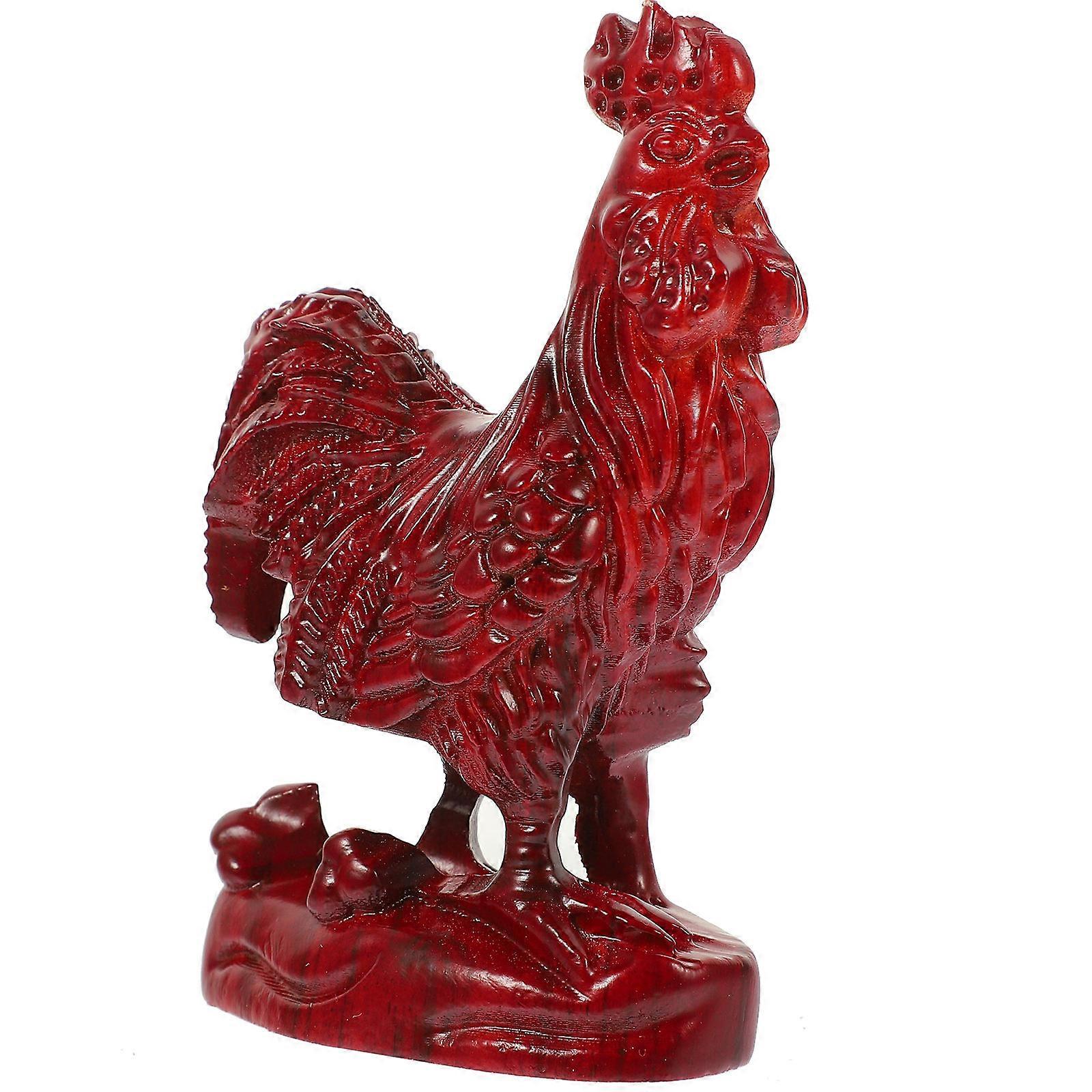 Small Rooster Figurines Farmhouse Kitchen Decor Delicate Appearance 1Set