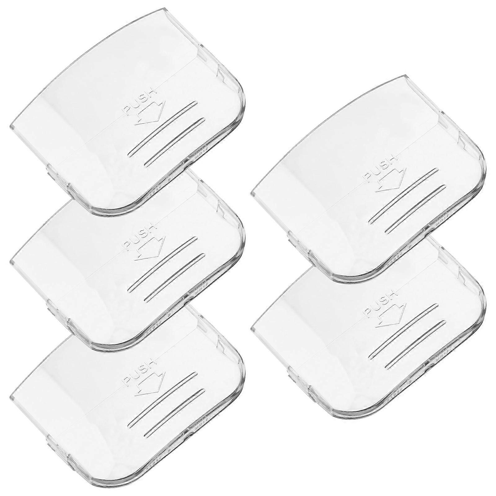 Plastic Condensation Collector Cups for Rice Cooker Simple Design Home Users 7.00X5.20X2.00cm Heat Resistance 5Pack