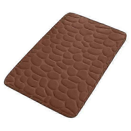 Tapete de Chão de Desenho Animado Pebble - Tapete Grosso, Macio e Antiderrapante com Ótima Absorção de Água e Design Sem Odor para Conforto em Casa