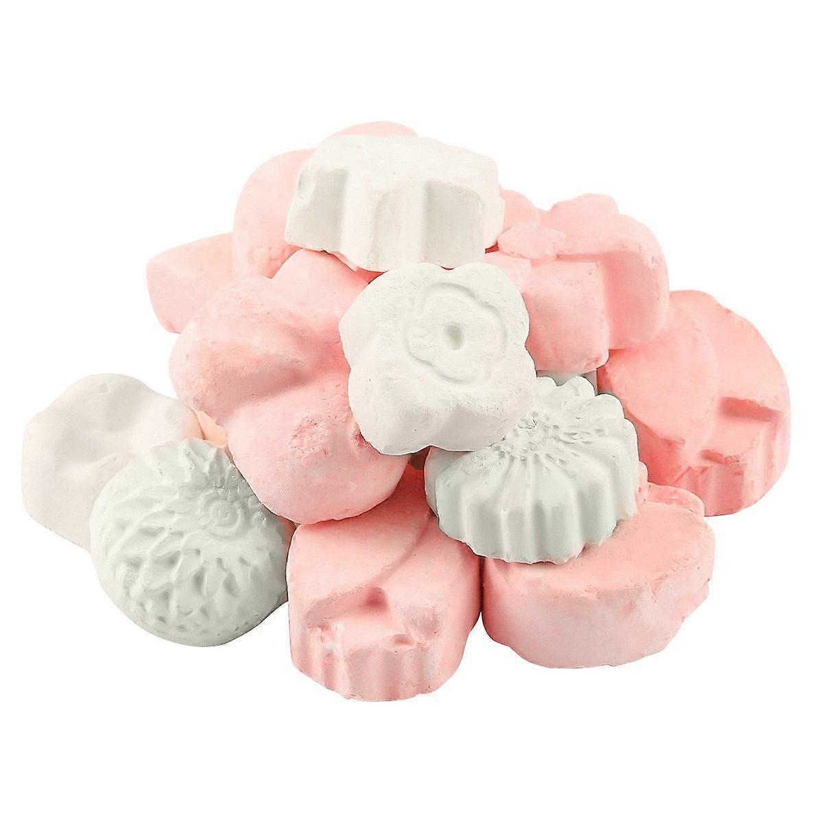 POPETPOP 15 Pcs Small Pet Mineral Stone Calcium Chew Toy for Hamster Rabbit Parrot Home Supplies (Random Style)
