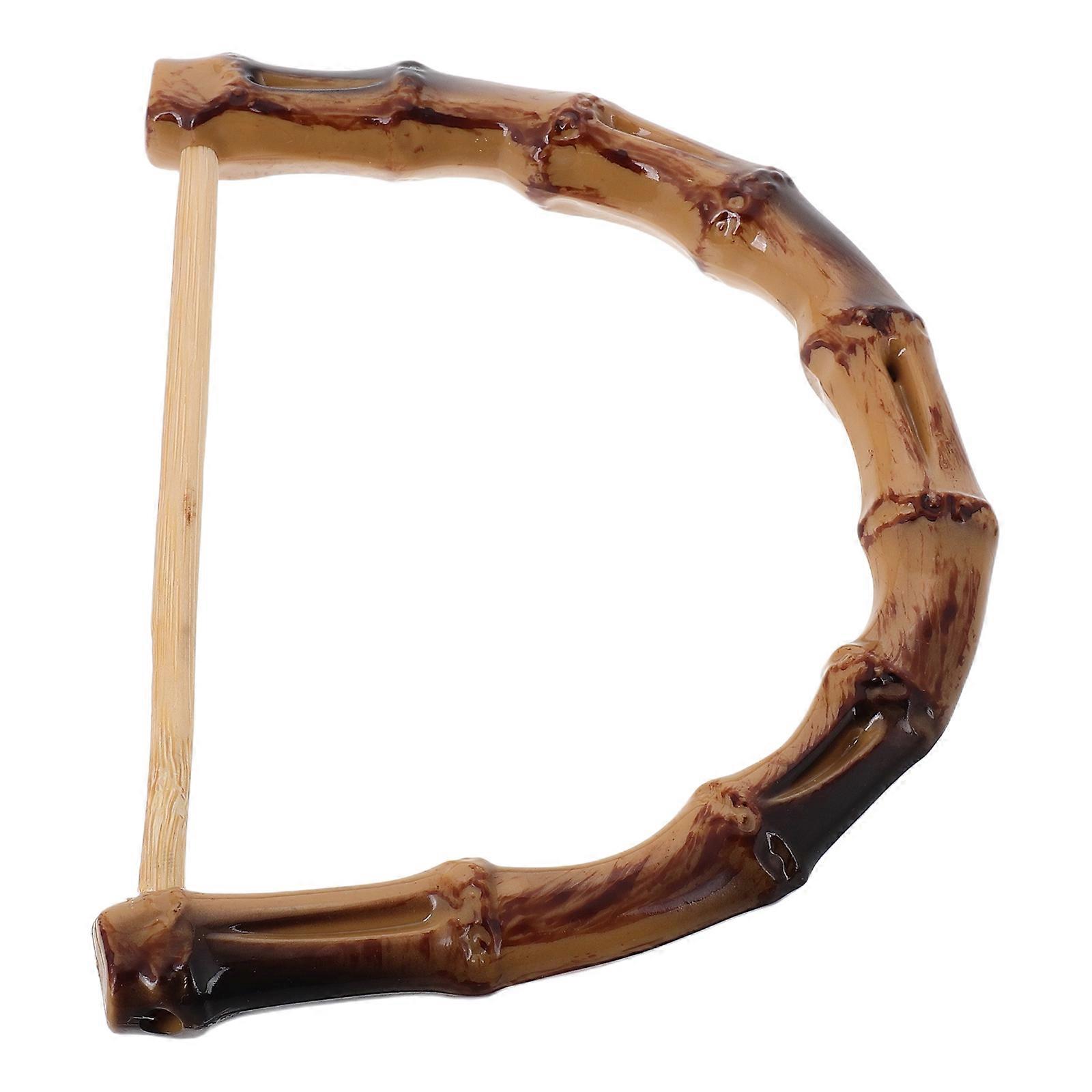 Durable Acrylic Bag Handles Imitation Bamboo Design For Tote Bags And Present Boxes 1Pack