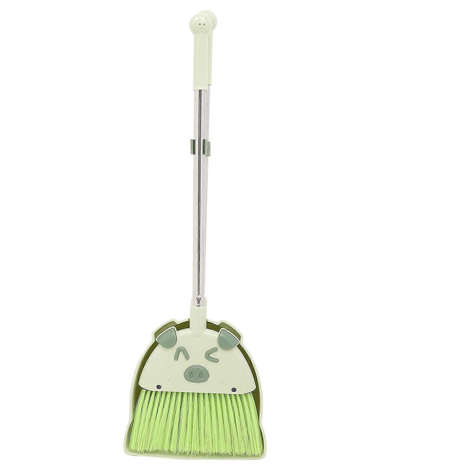Small Broom and Dustpan Set for Cleaning Play – Safe, Durable Housekeeping Tools for Kindergarten and Home Use