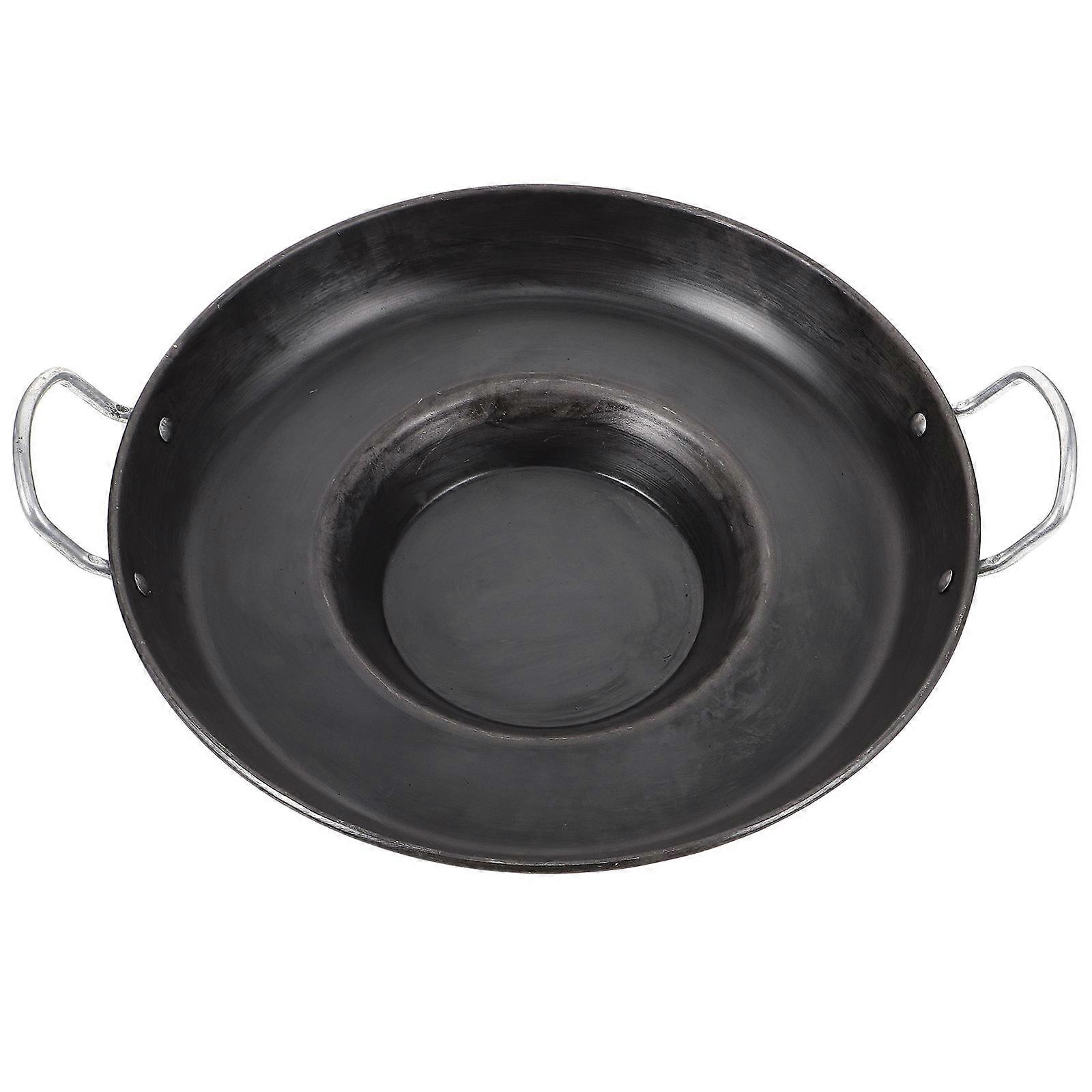 Practical NonStick Frying Pan for Home Use Black Multipurpose Kitchen Omelette Pan 7.87 Inches